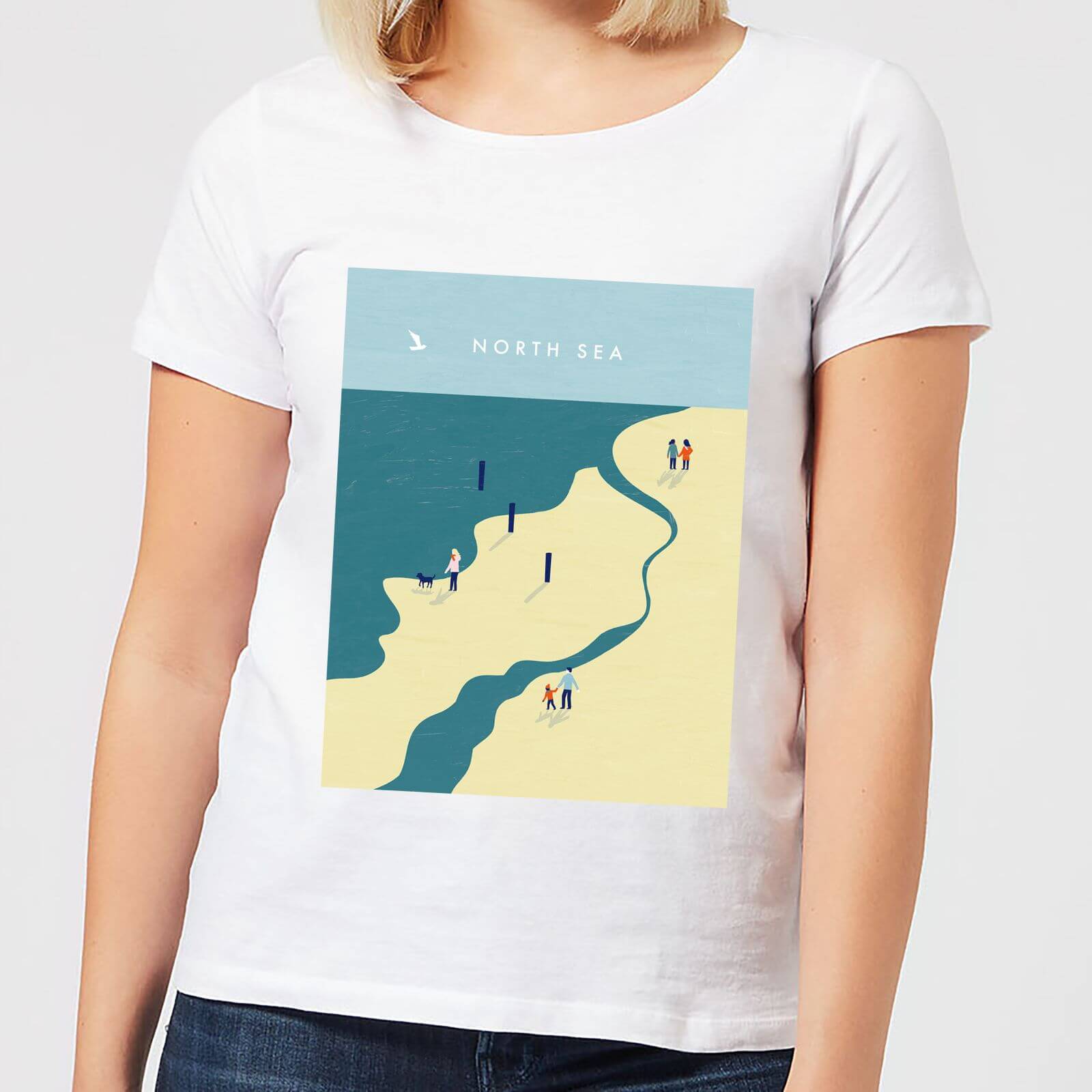 North Sea Women's T-Shirt - White - 4XL - White