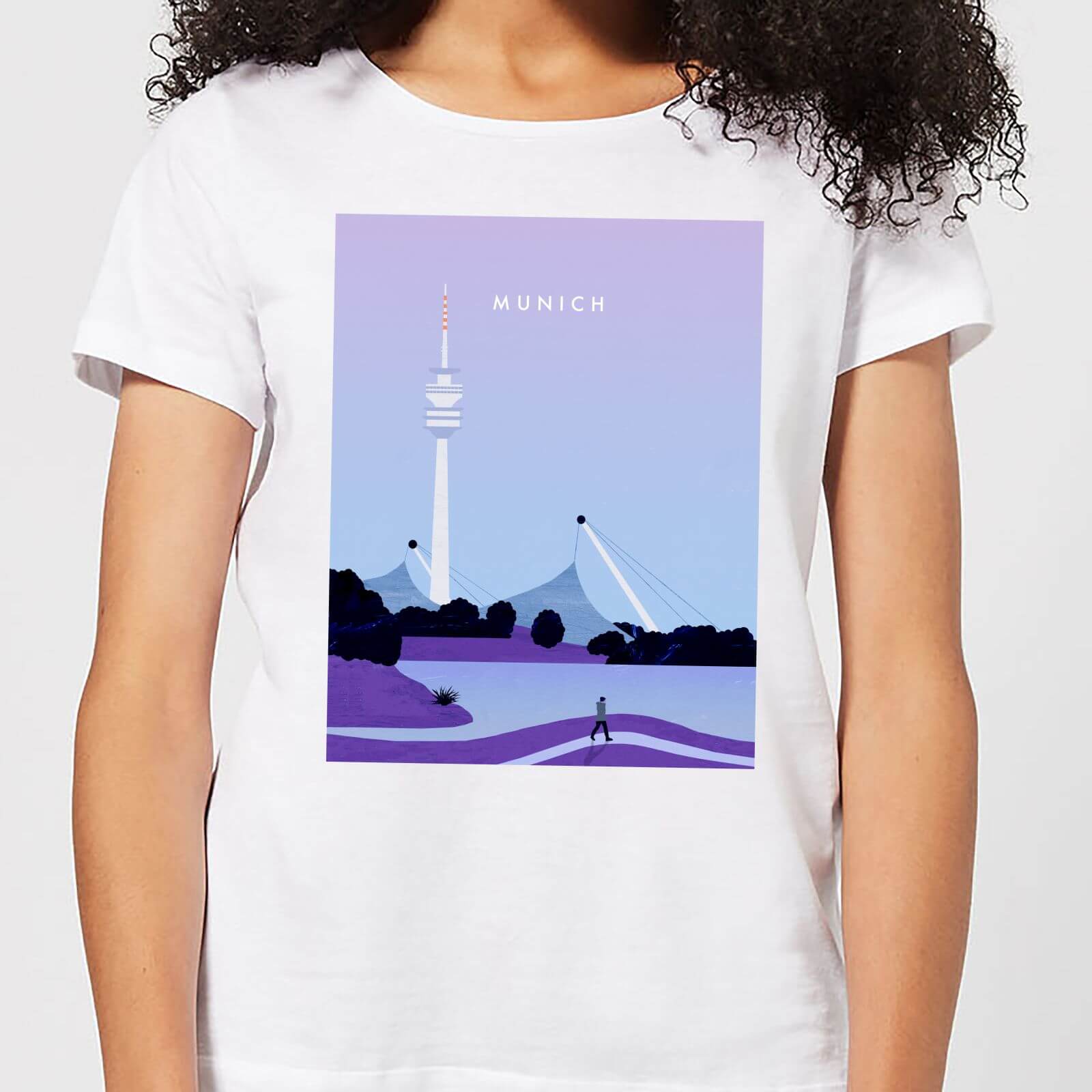 Munich Women's T-Shirt - White - 4XL - White