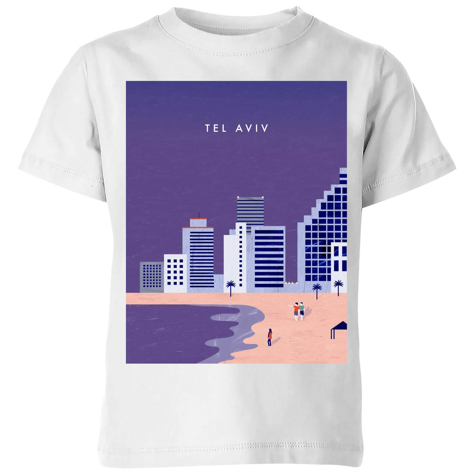 Tel Aviv Kids' T-Shirt - White - 3-4 Years - White