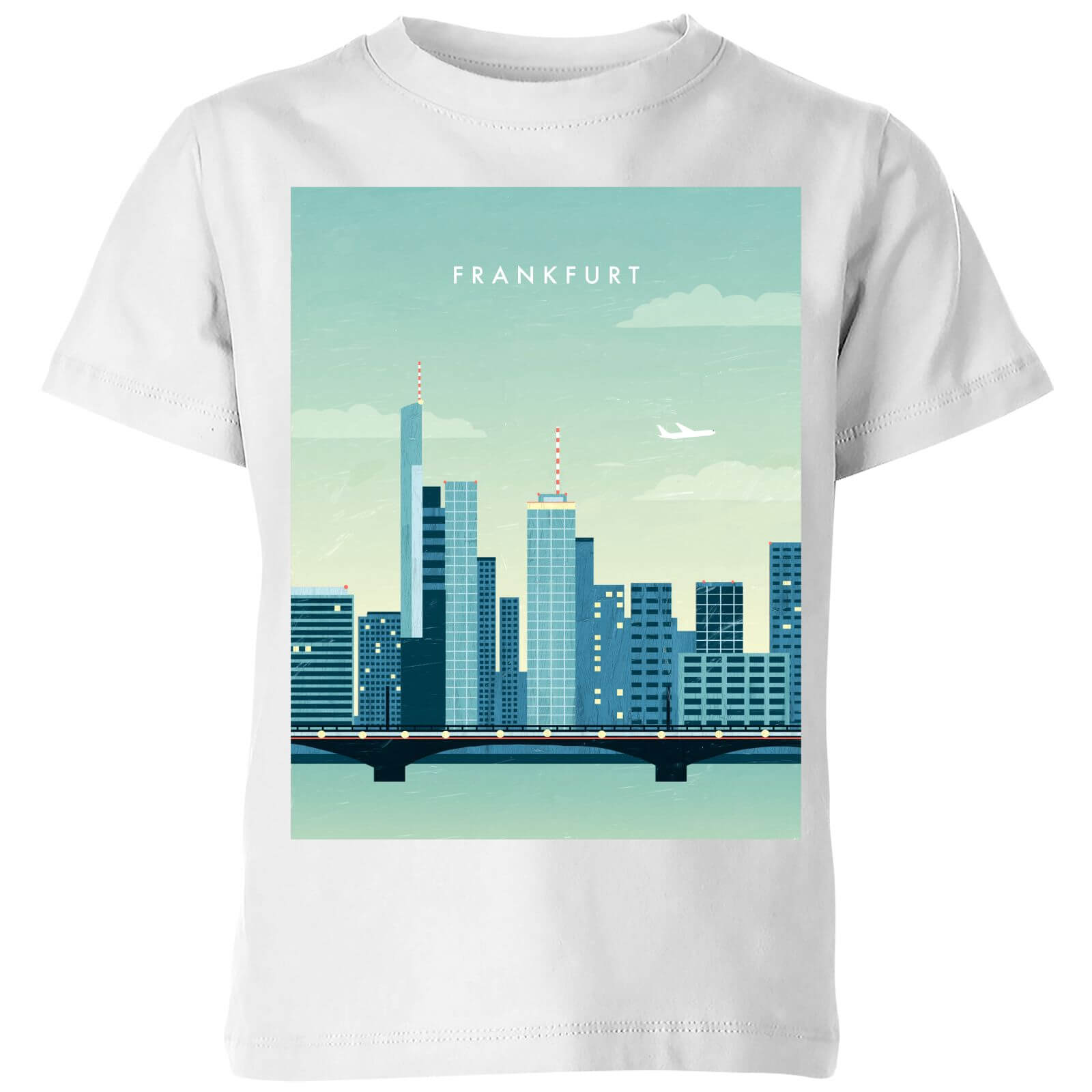 Frankfurt Kids' T-Shirt - White - 3-4 Years