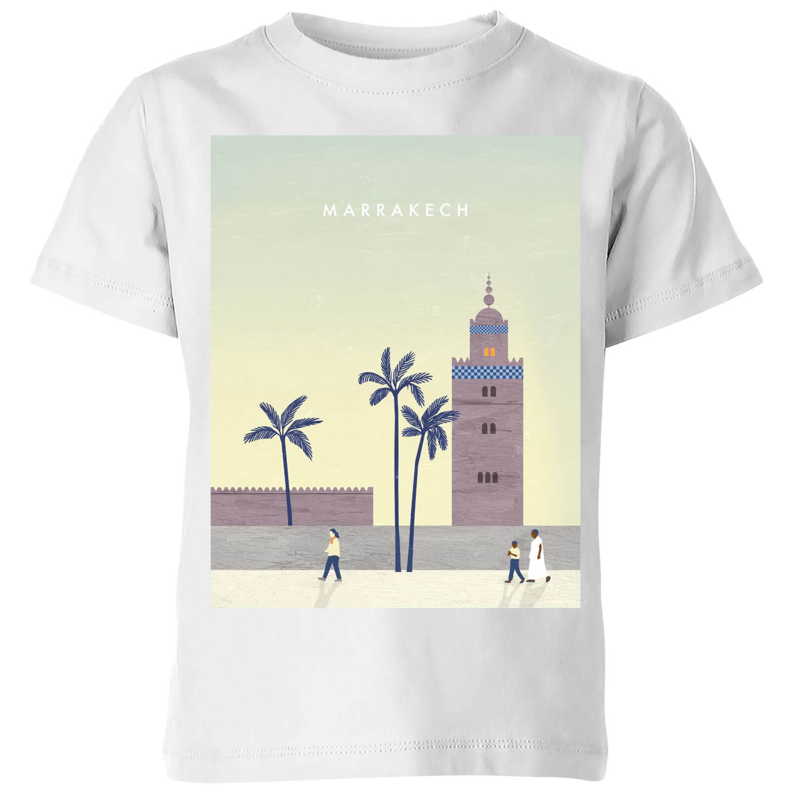 Marrakech Kids' T-Shirt - White - 3-4 Years - White