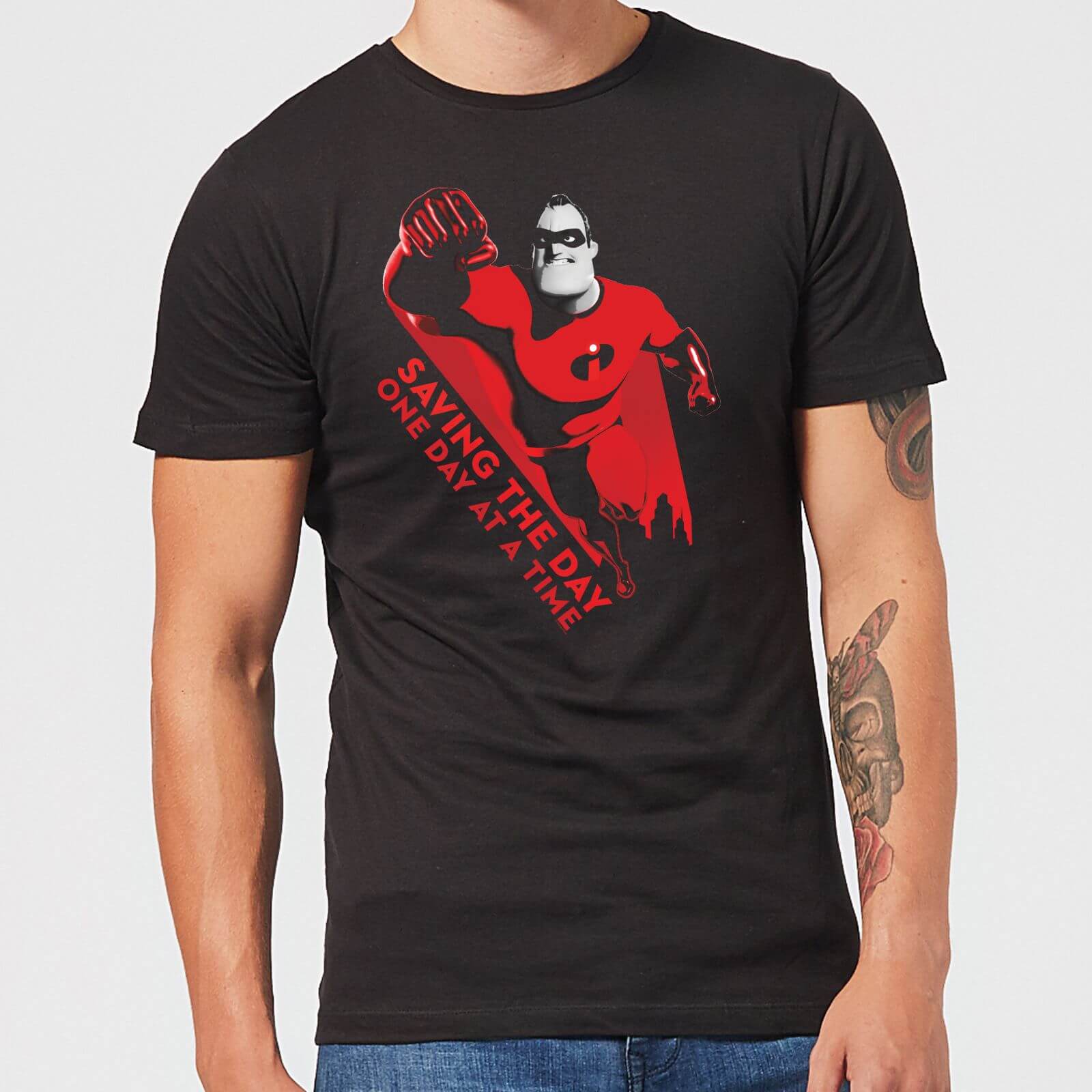Incredibles 2 Saving The Day Men's T-Shirt - Black - XXL