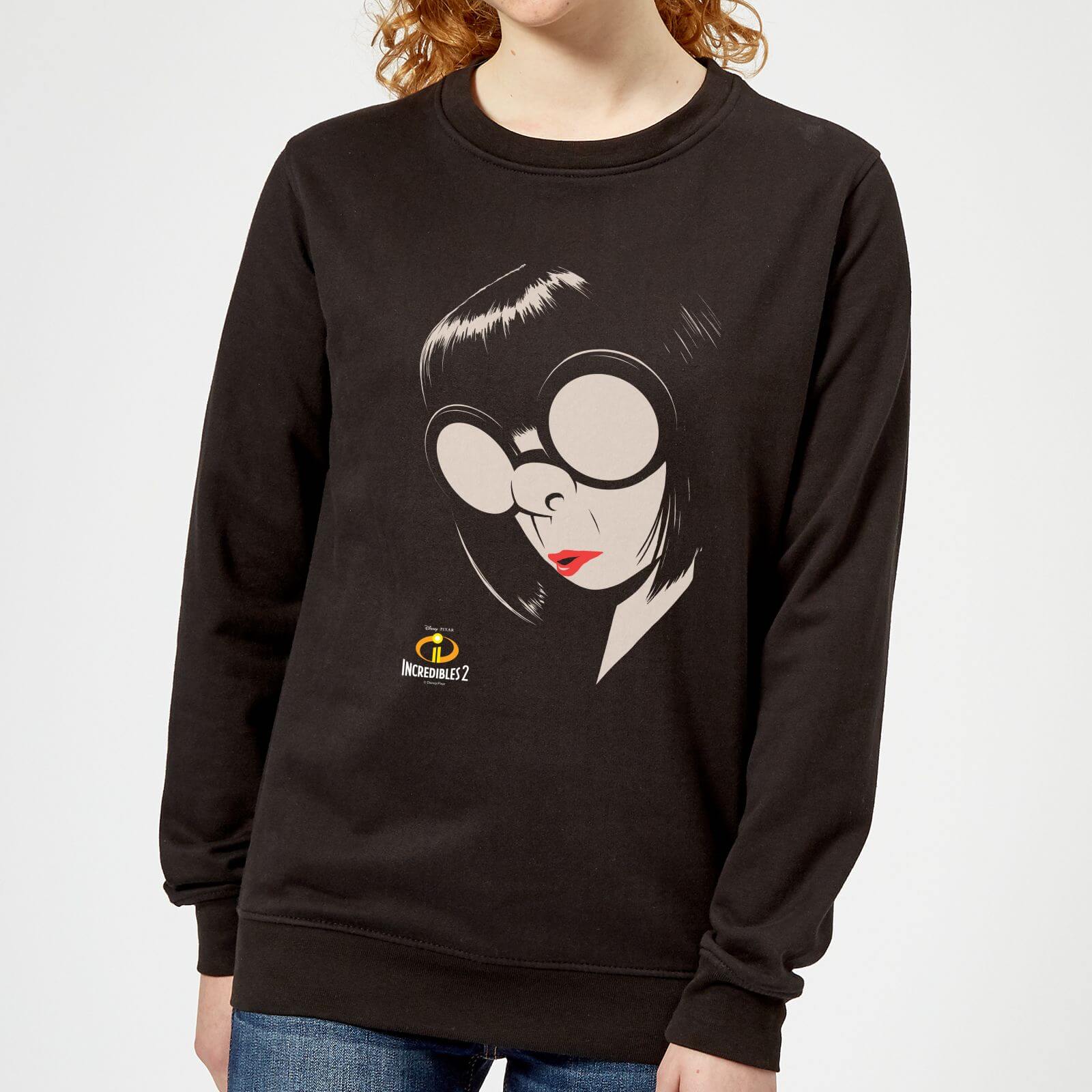 Incredibles 2 Edna Mode Women's Sweatshirt - Black - M