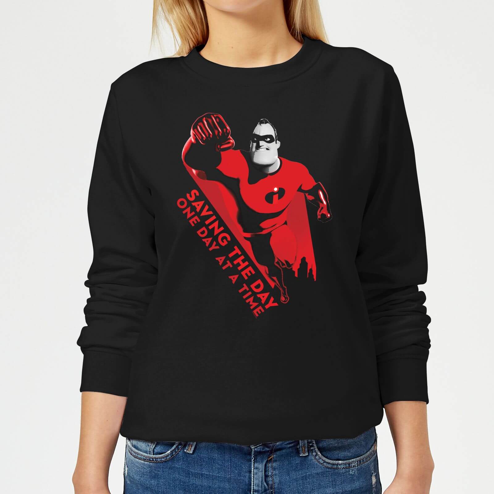 

Incredibles 2 Saving The Day Women's Sweatshirt - Black - XXL