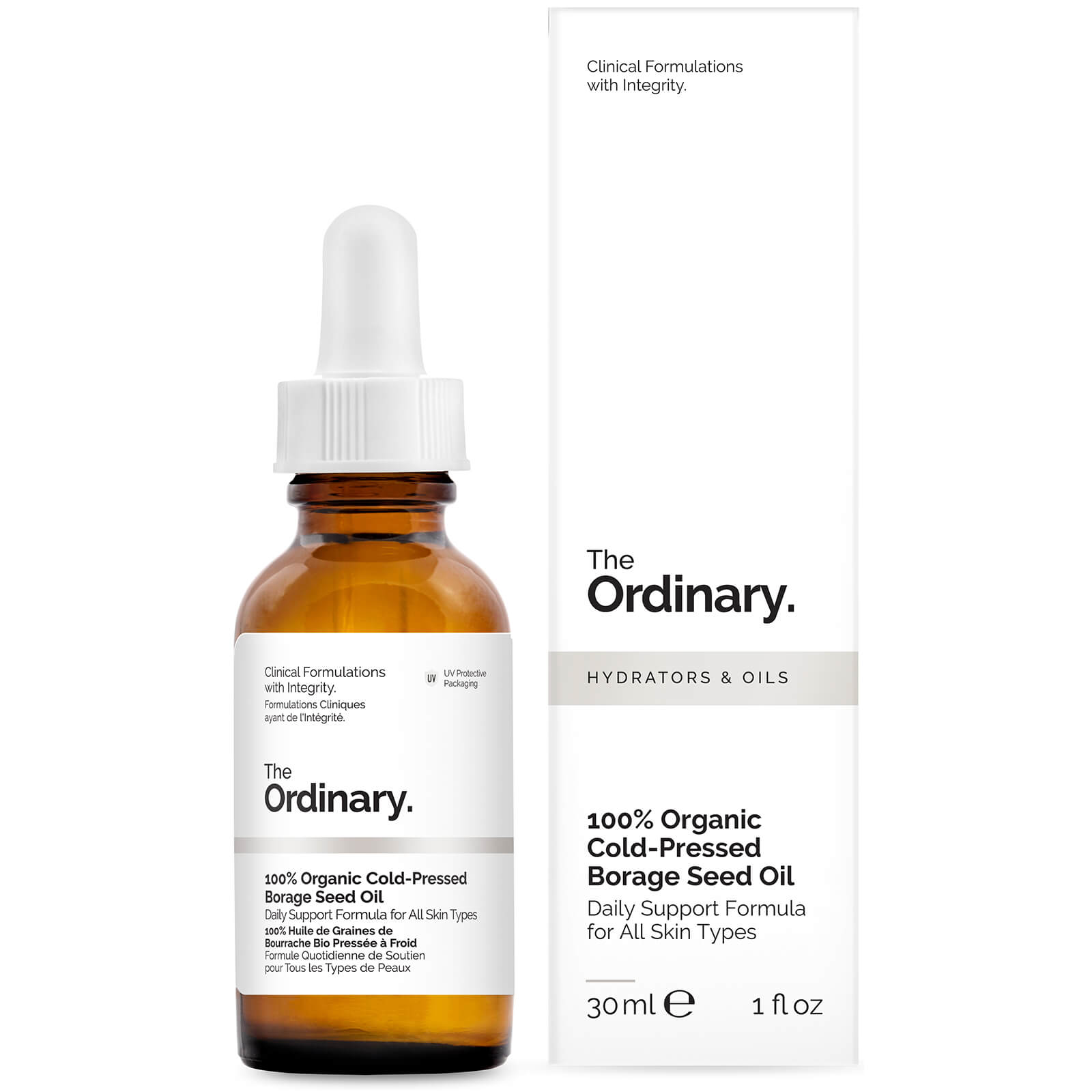 

The Ordinary 100% Organic Cold-Pressed Borage Seed Oil 30ml
