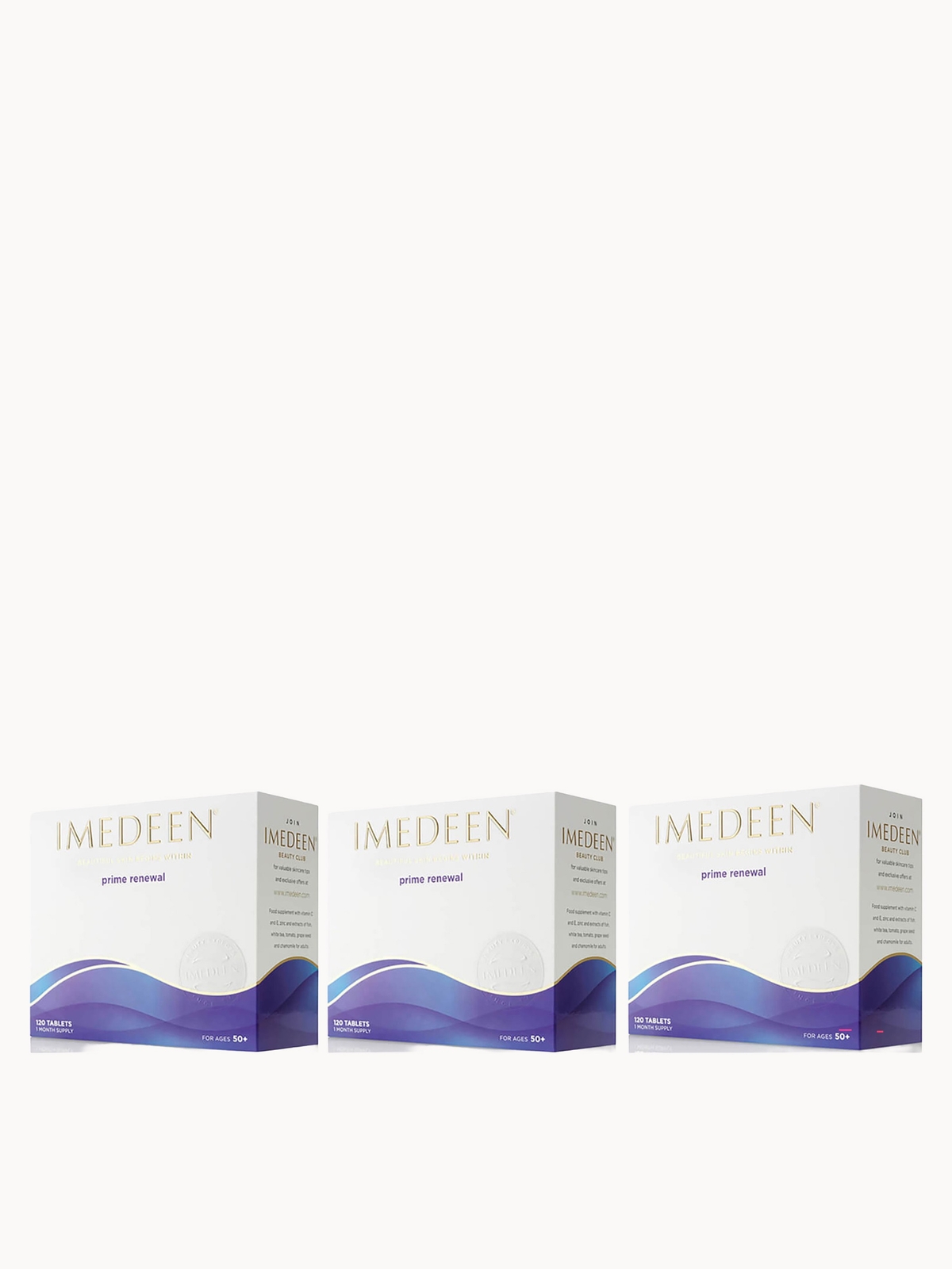 Imedeen Prime Renewal 3 Month Bundle, 3×120 Tablets, Age 50+ (Worth £215.97)