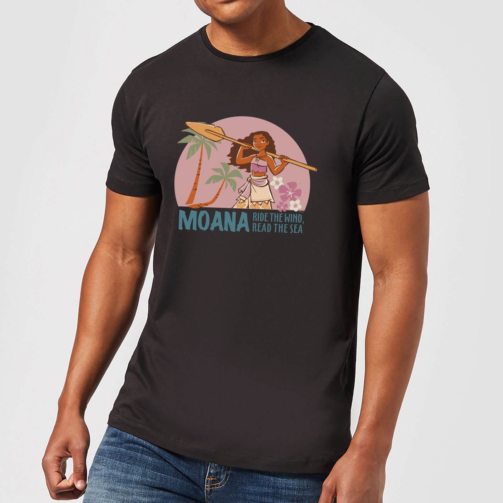 Disney Moana Read The Sea Men's T-Shirt - Black - XS - Black