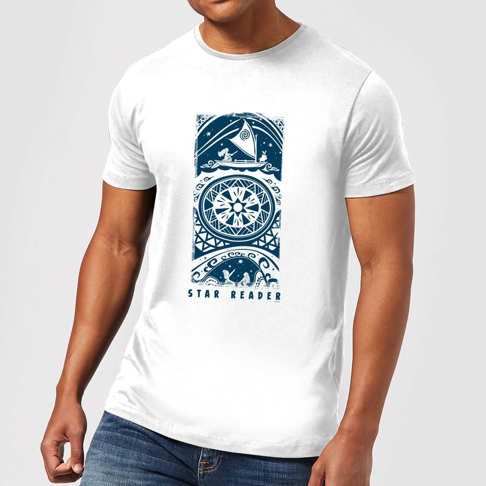 

T-Shirt Disney Moana Star Reader - Bianco - Uomo - M