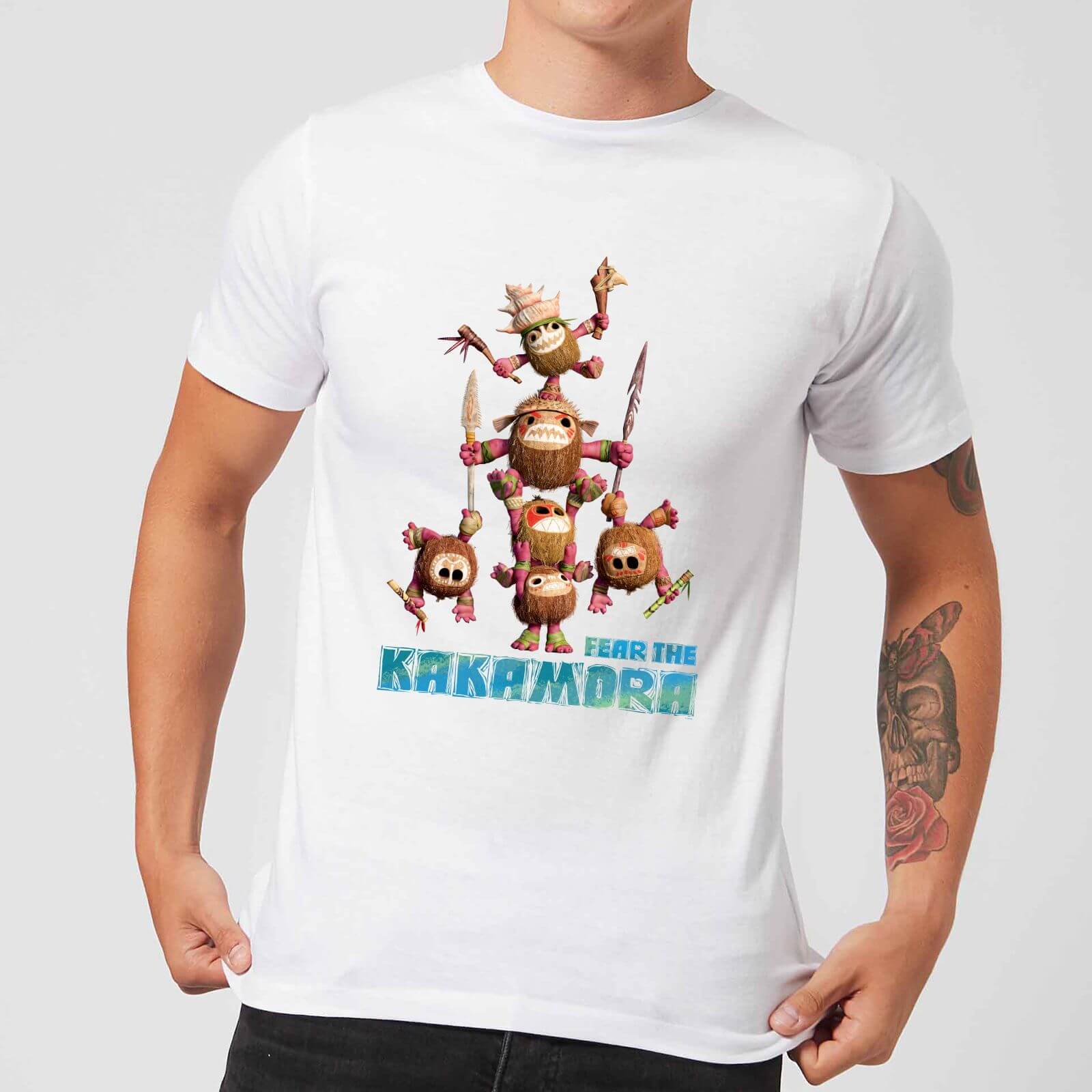 

T-Shirt Disney Moana Fear The Kakamora - Bianco - Uomo - L - Bianco