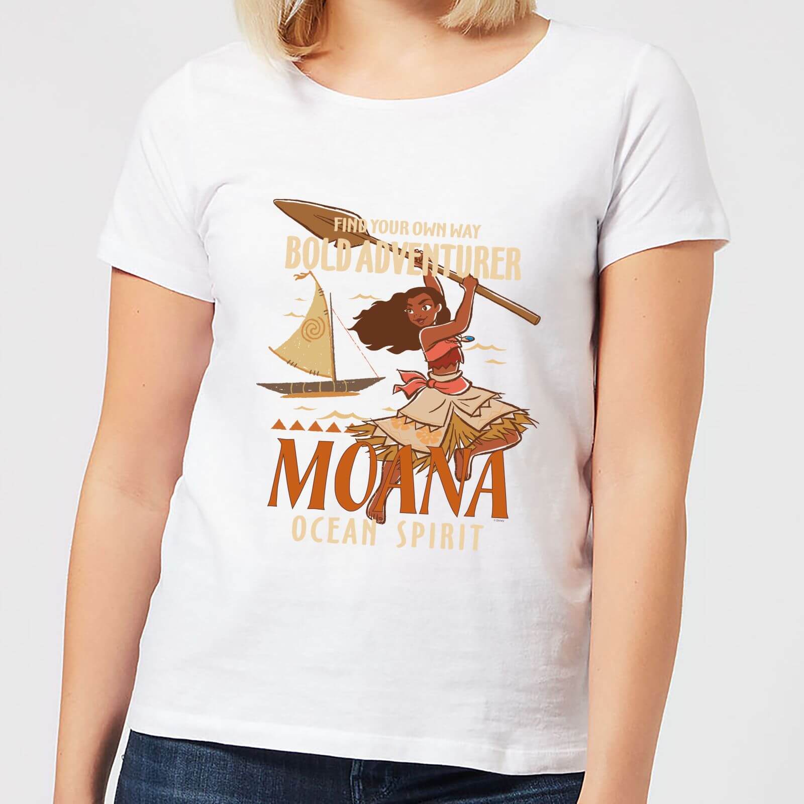 

T-Shirt Moana Find Your Own Way - Bianco - Donna - S