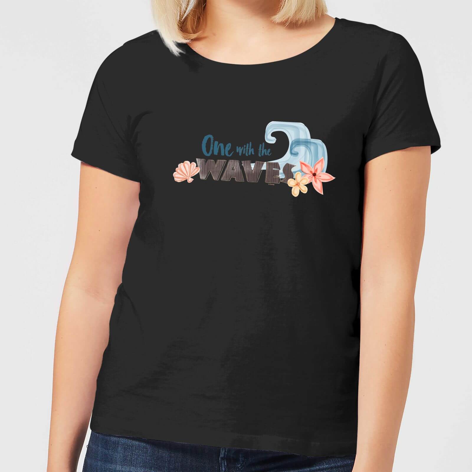 

T-Shirt Moana One with The Waves - Nero - Donna - S - Nero