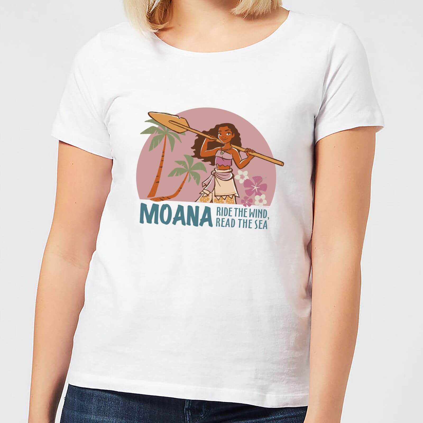 Vaiana (Moana) Read The Sea Damen T-Shirt - Weiß - L