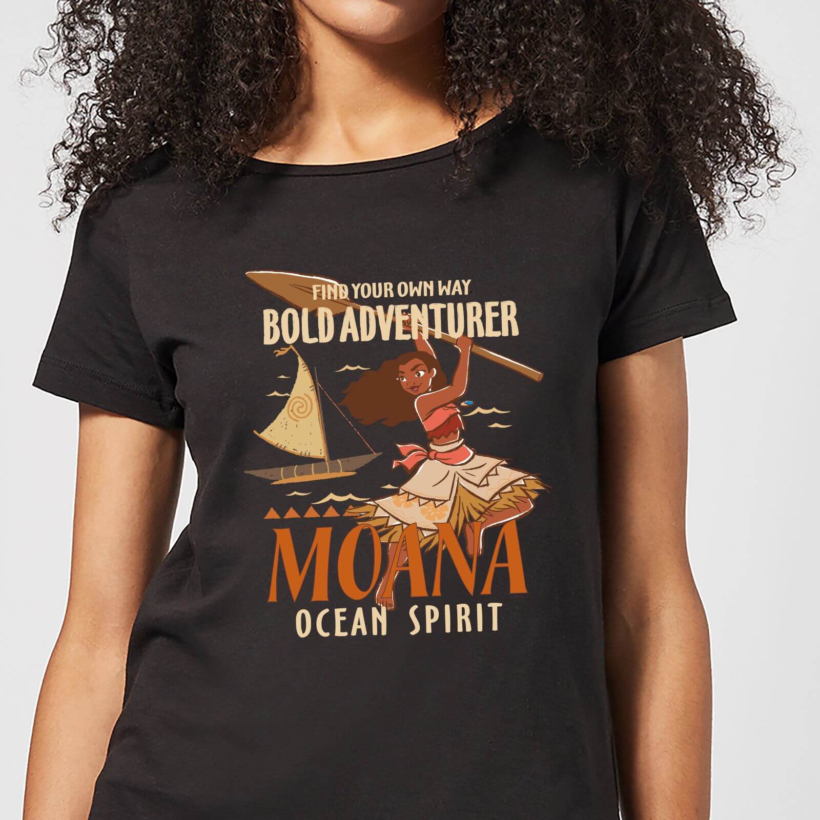 

T-Shirt Moana Find Your Own Way - Nero - Donna - M
