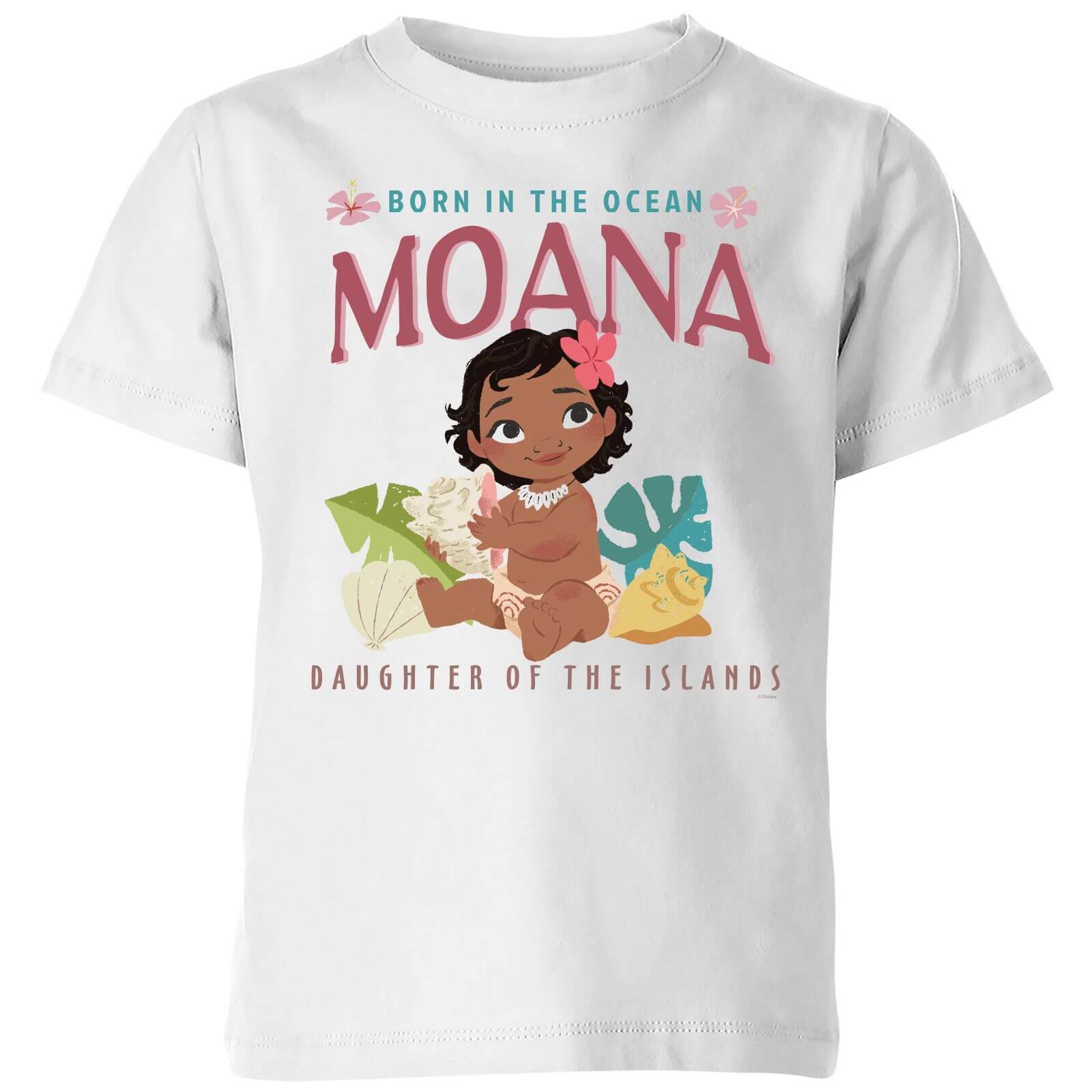 

T-Shirt Moana Born In The Ocean - Bianco - Bambini - 3-4 Anni