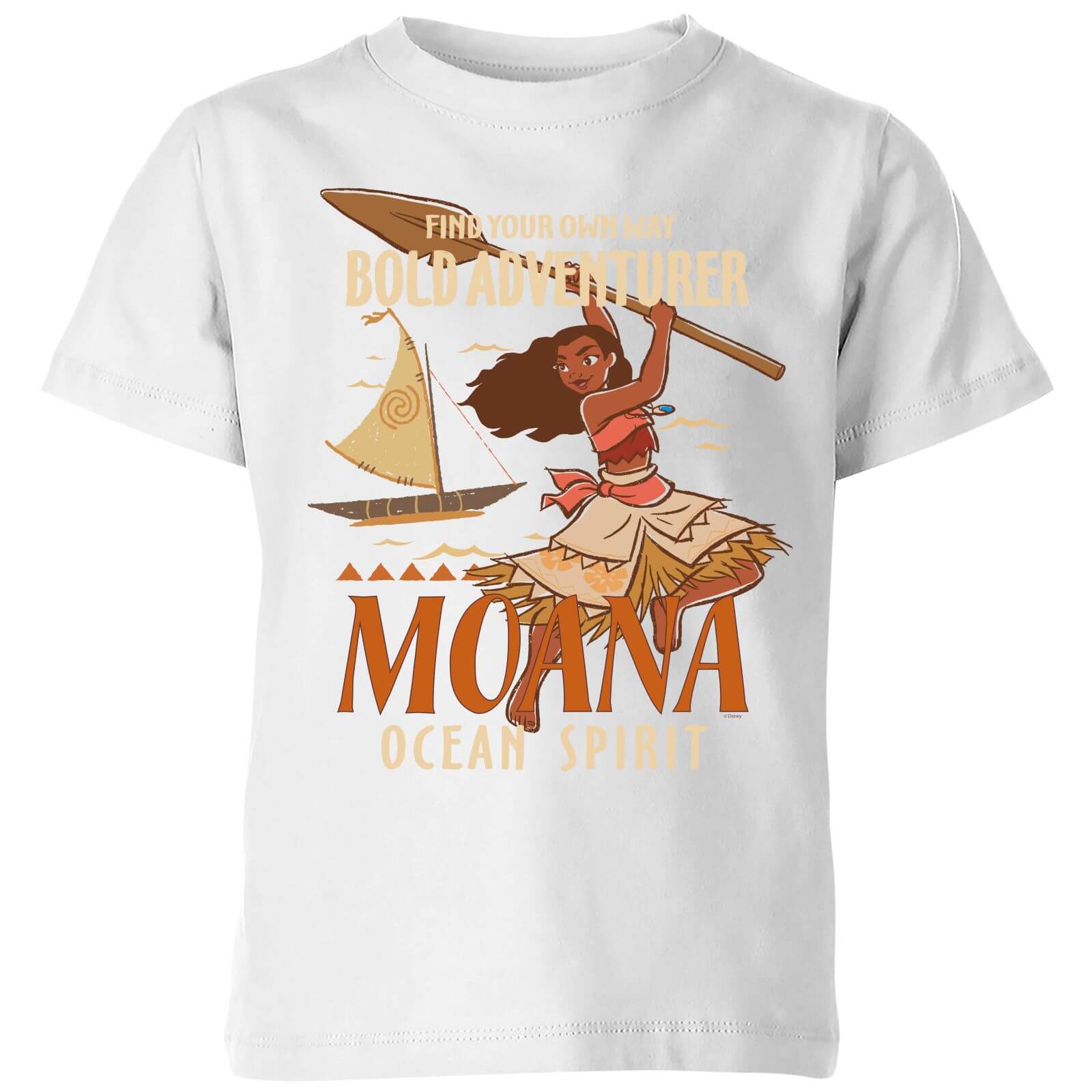 

T-Shirt Moana Find Your Own Way - Bianco - Bambini - 3-4 Anni