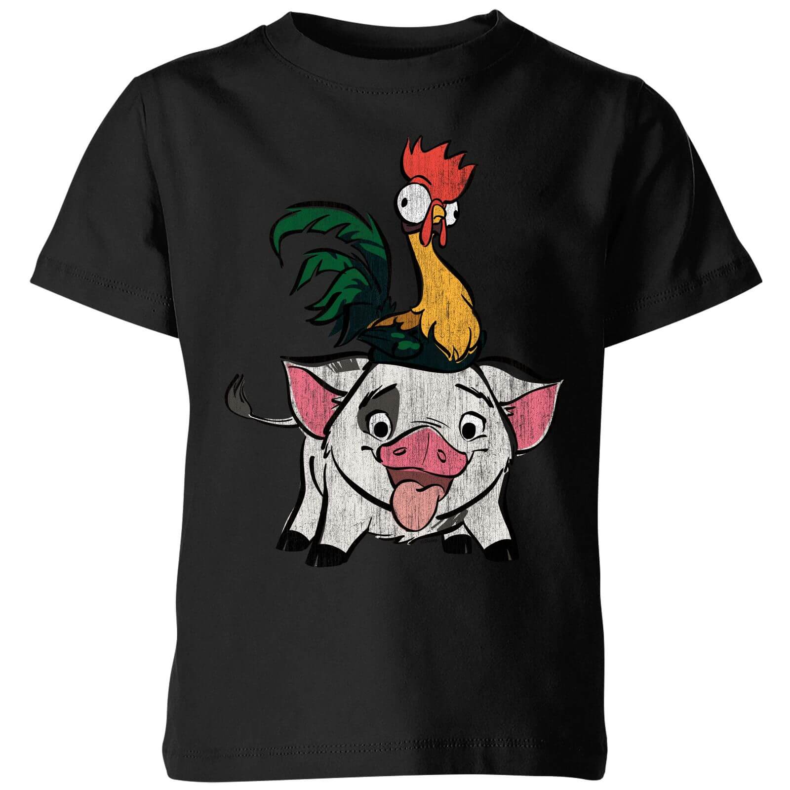 

T-Shirt Moana Hei Hei and Pua - Nero - Bambini - 5-6 Anni
