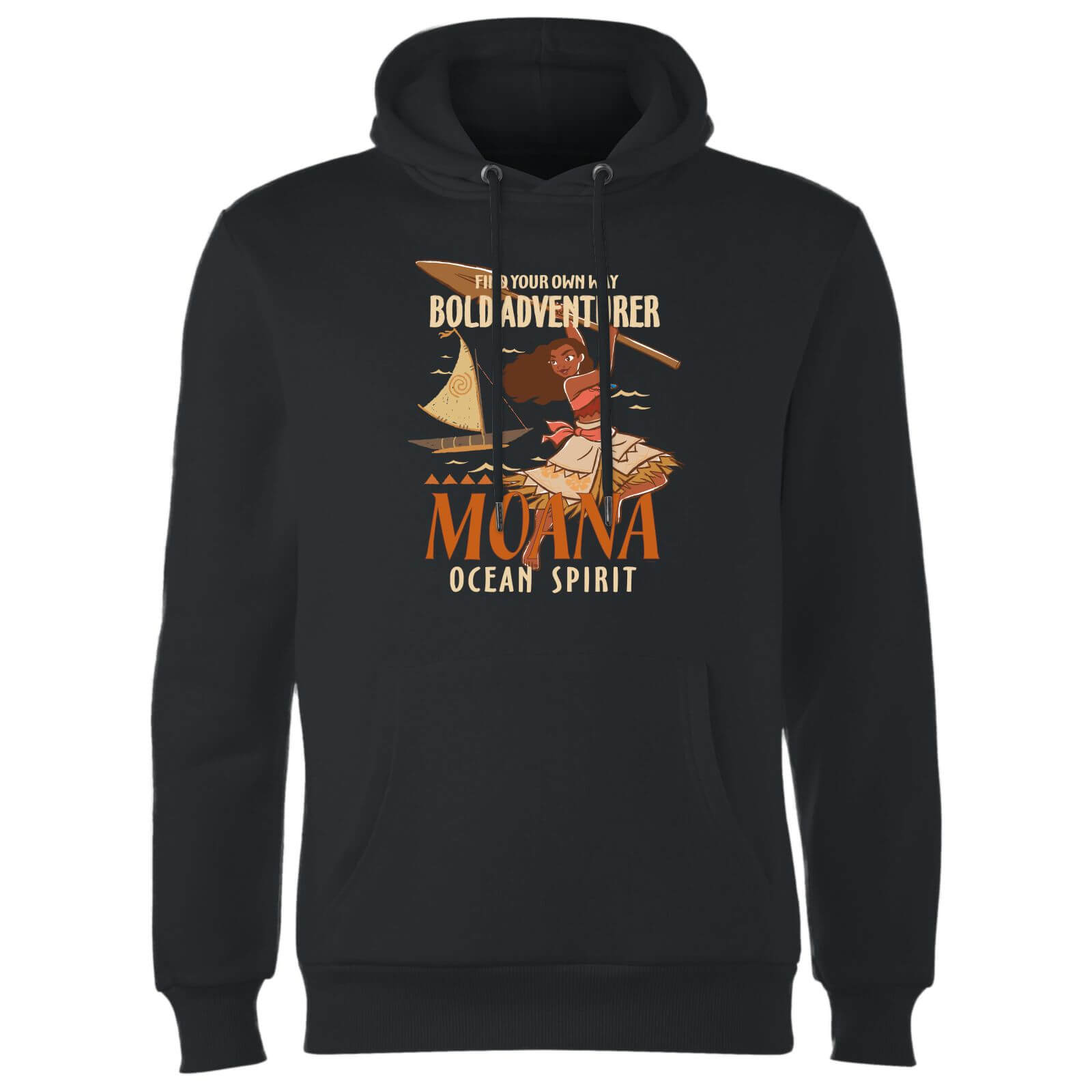 Moana Find Your Own Way Hoodie - Black - S