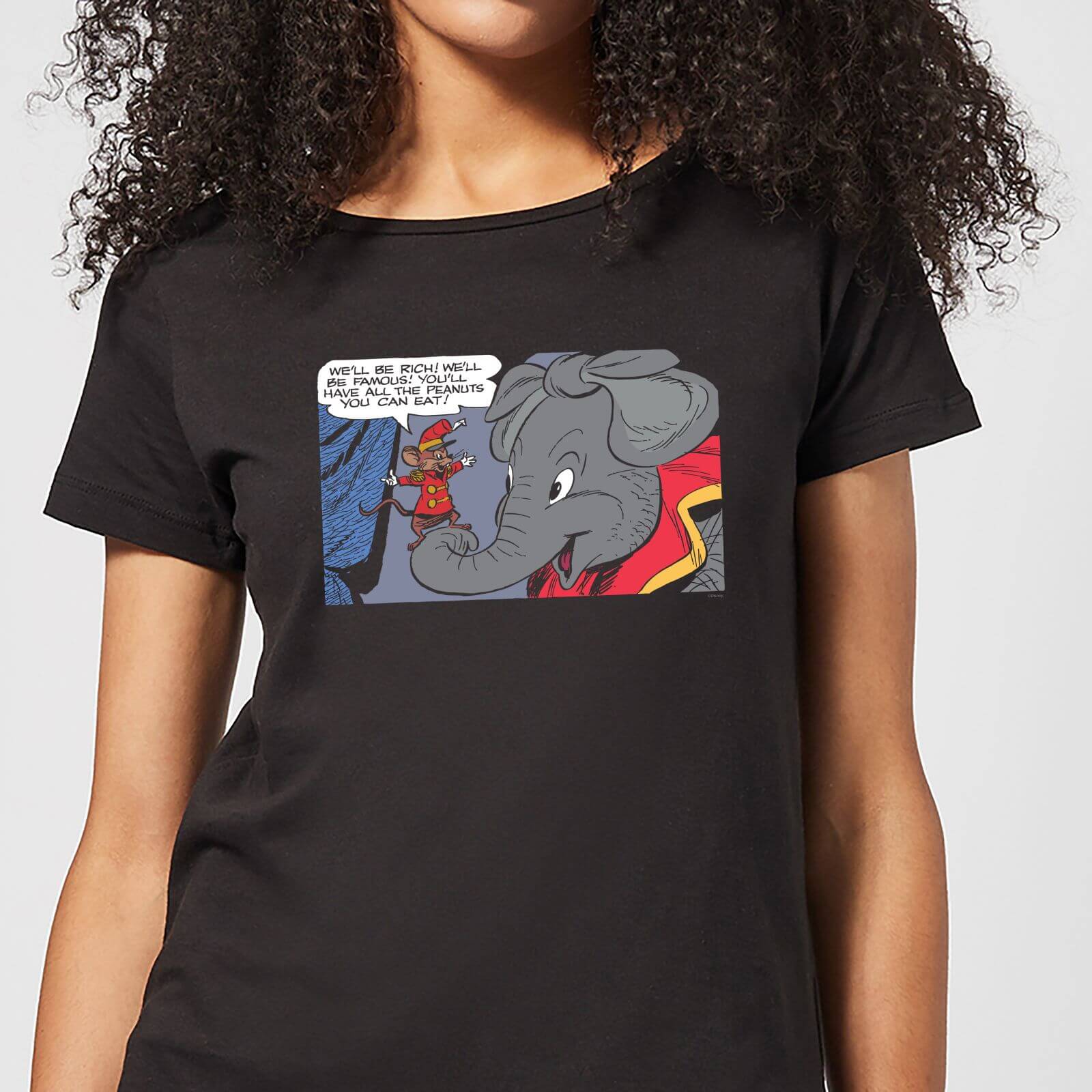 Dumbo Rich and Famous Women's T-Shirt - Black - S - Black
