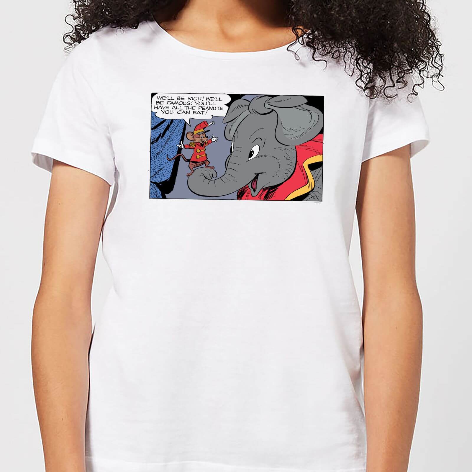 Dumbo Rich and Famous Women's T-Shirt - White - S - White