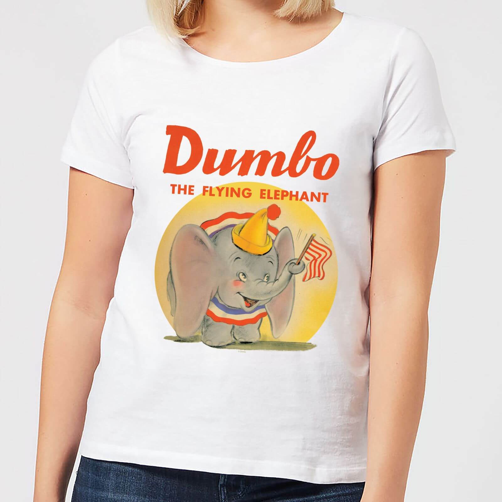 

Dumbo Flying Elephant Women's T-Shirt - White - 4XL - Blanc