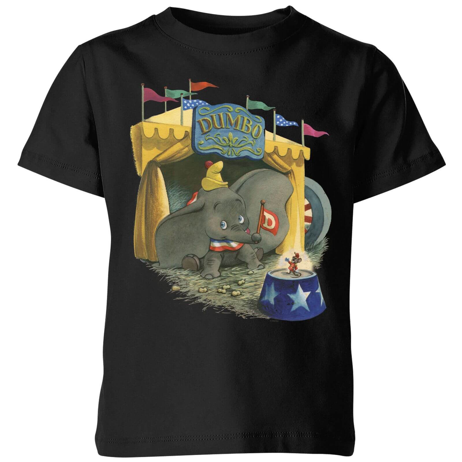 

T-Shirt Dumbo Circus - Nero - Bambini - 3-4 Anni - Nero