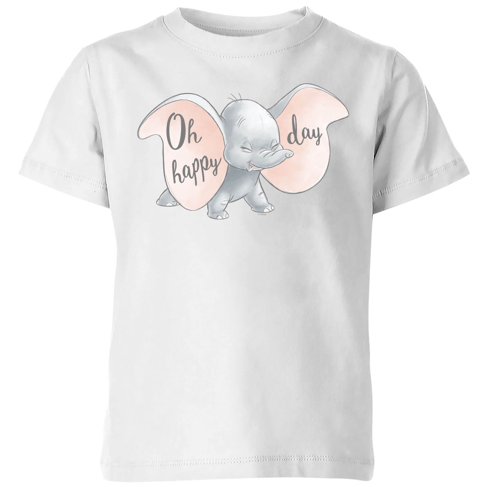 Dumbo Happy Day Kinder T-Shirt - Weiß - 3-4 Jahre
