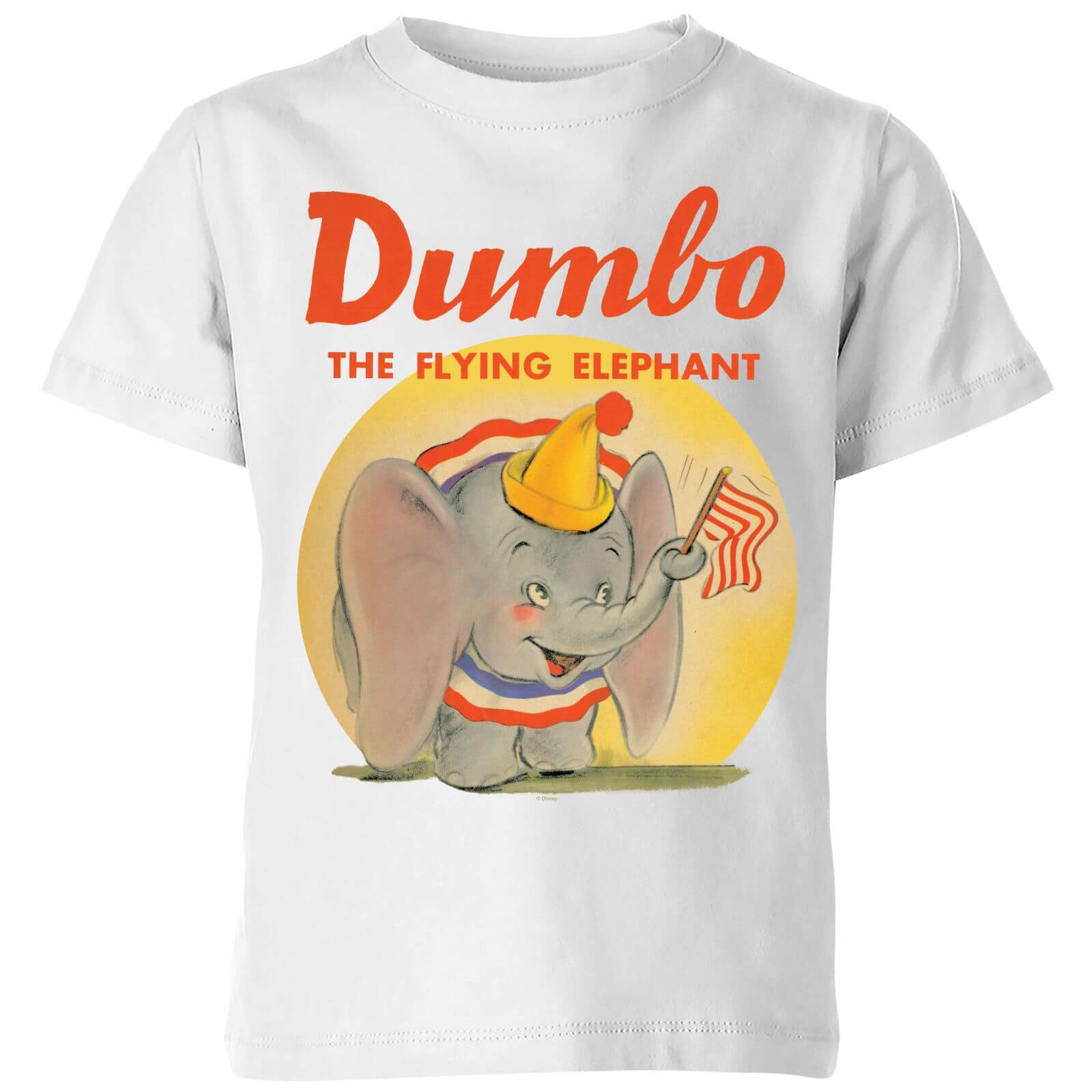 Dumbo Flying Elephant Kinder T-Shirt - Weiß - 3-4 Jahre