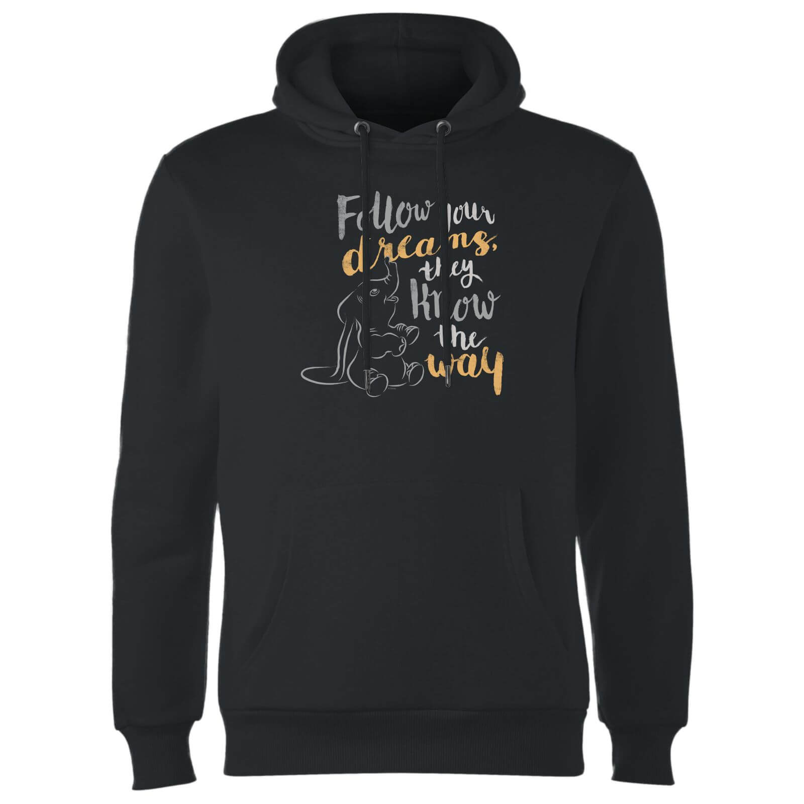 

Felpa con cappuccio Dumbo Follow Your Dreams - Nero - XXL