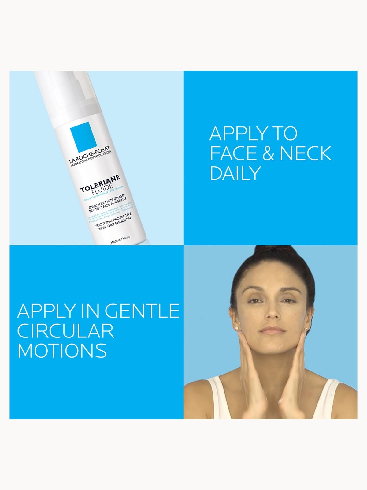 La Roche-Posay Toleriane Dermallergo Soothing Fluid Moisturiser For Sensitive Skin 40ml 3
