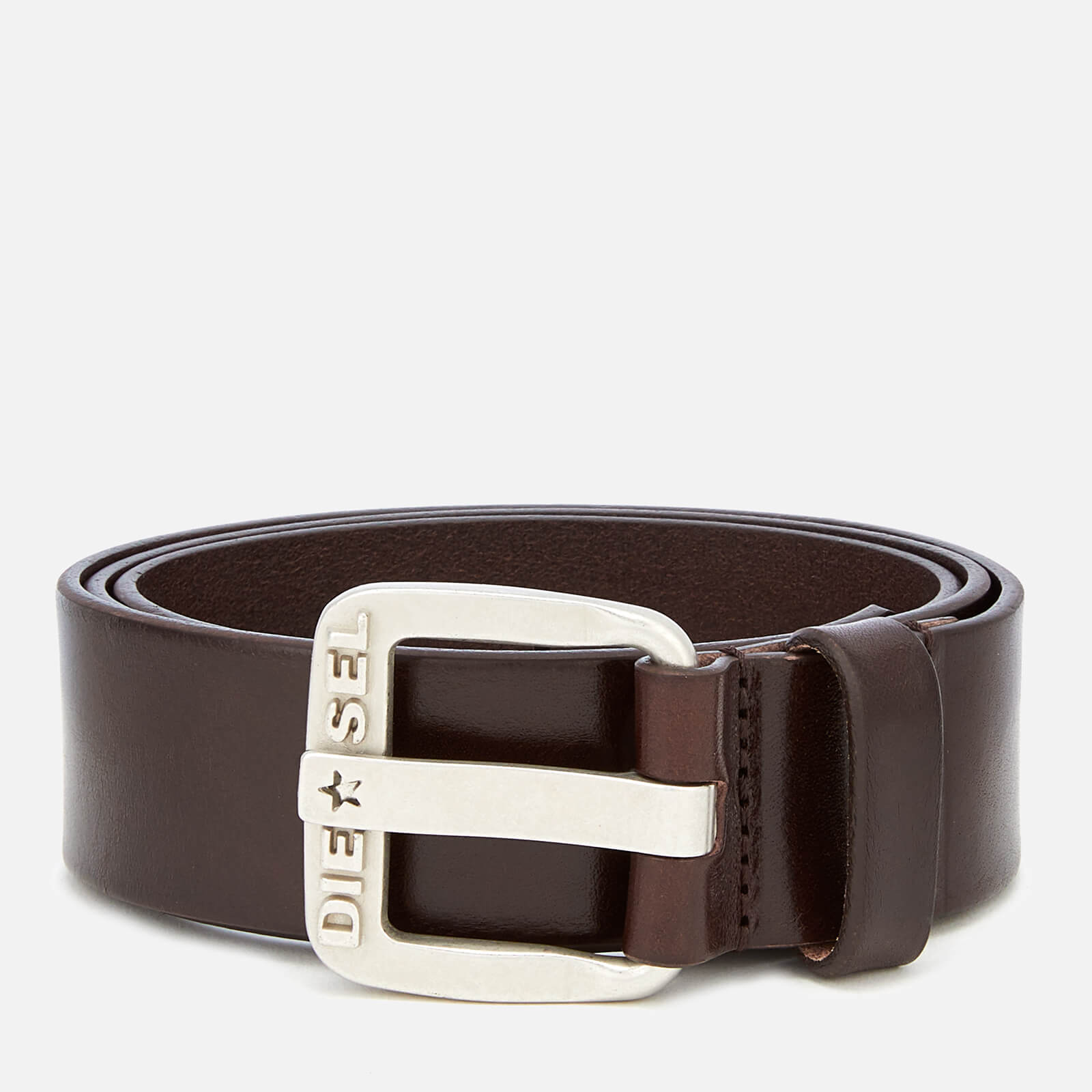 Diesel Men's B-Star Leather Belt - Brown - W40/100cm