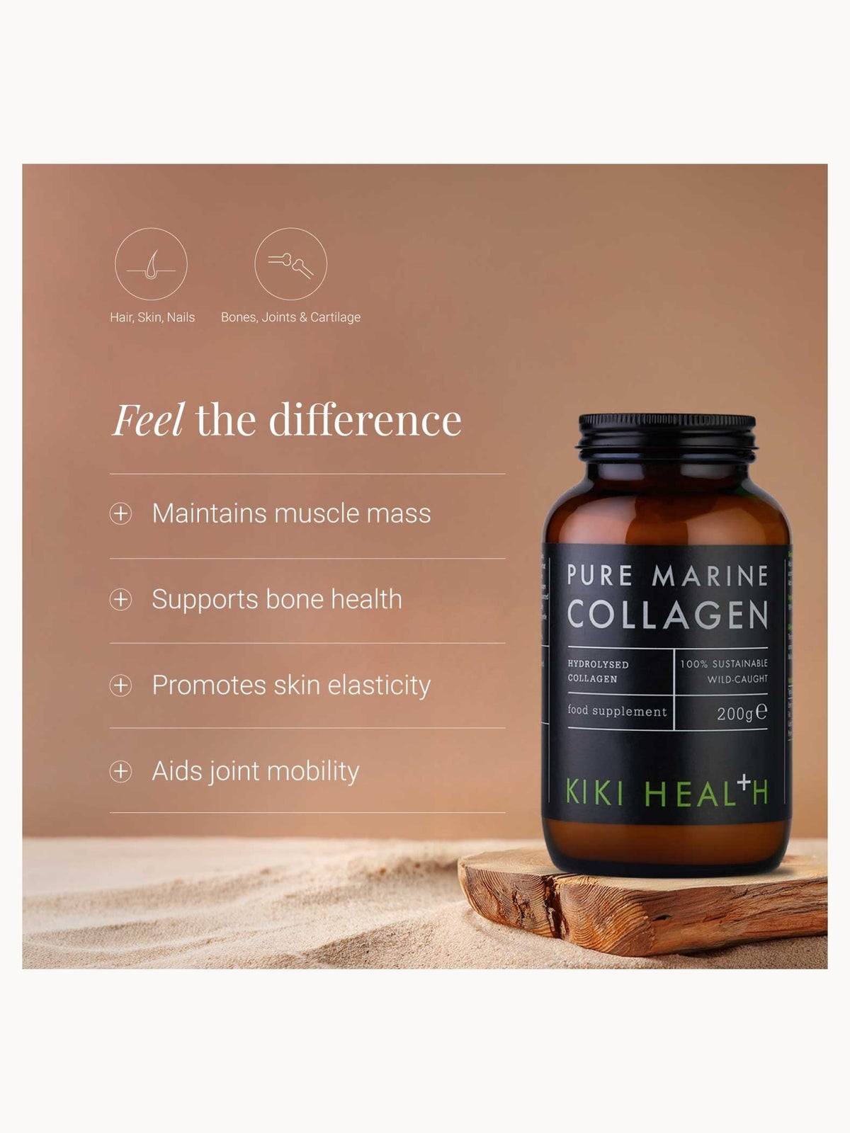 KIKI Health Pure Marine Collagen Powder 200g, photo 2