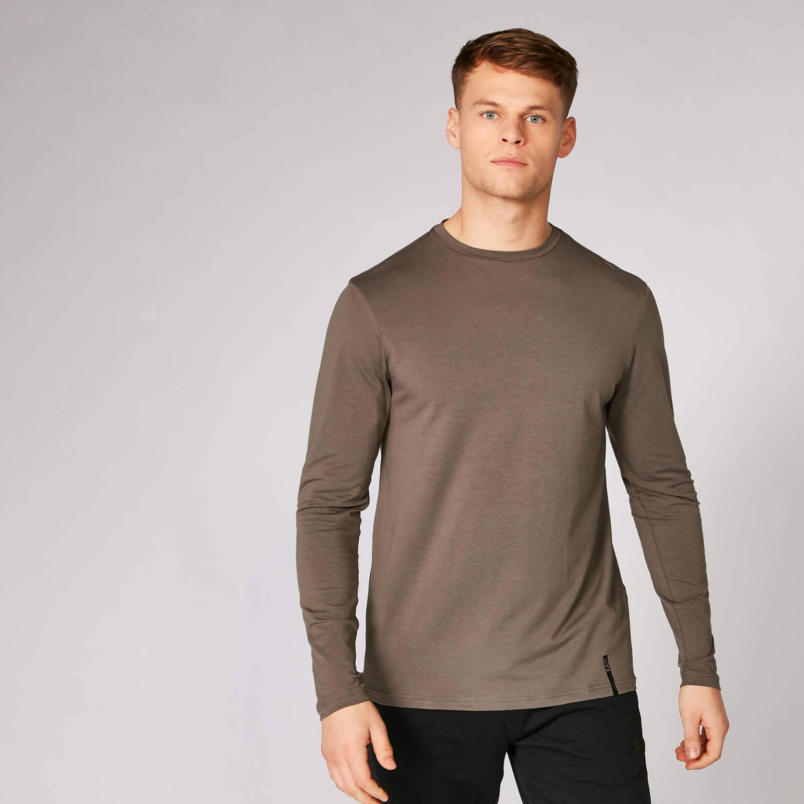 MP Men's Luxe Classic Long-Sleeve Crew - Driftwood - L