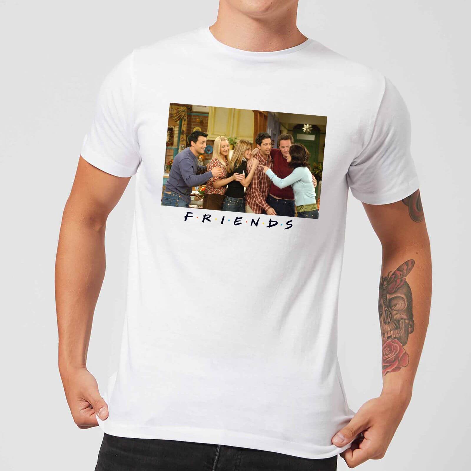 Friends Cast Shot t shirt Wit XS Wit