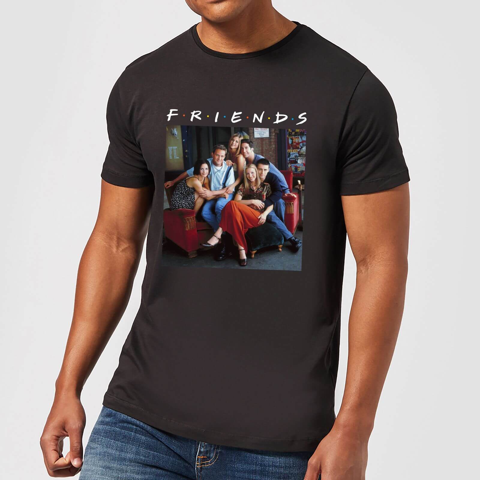 Friends Classic Character Men's T-Shirt - Black - 3XL