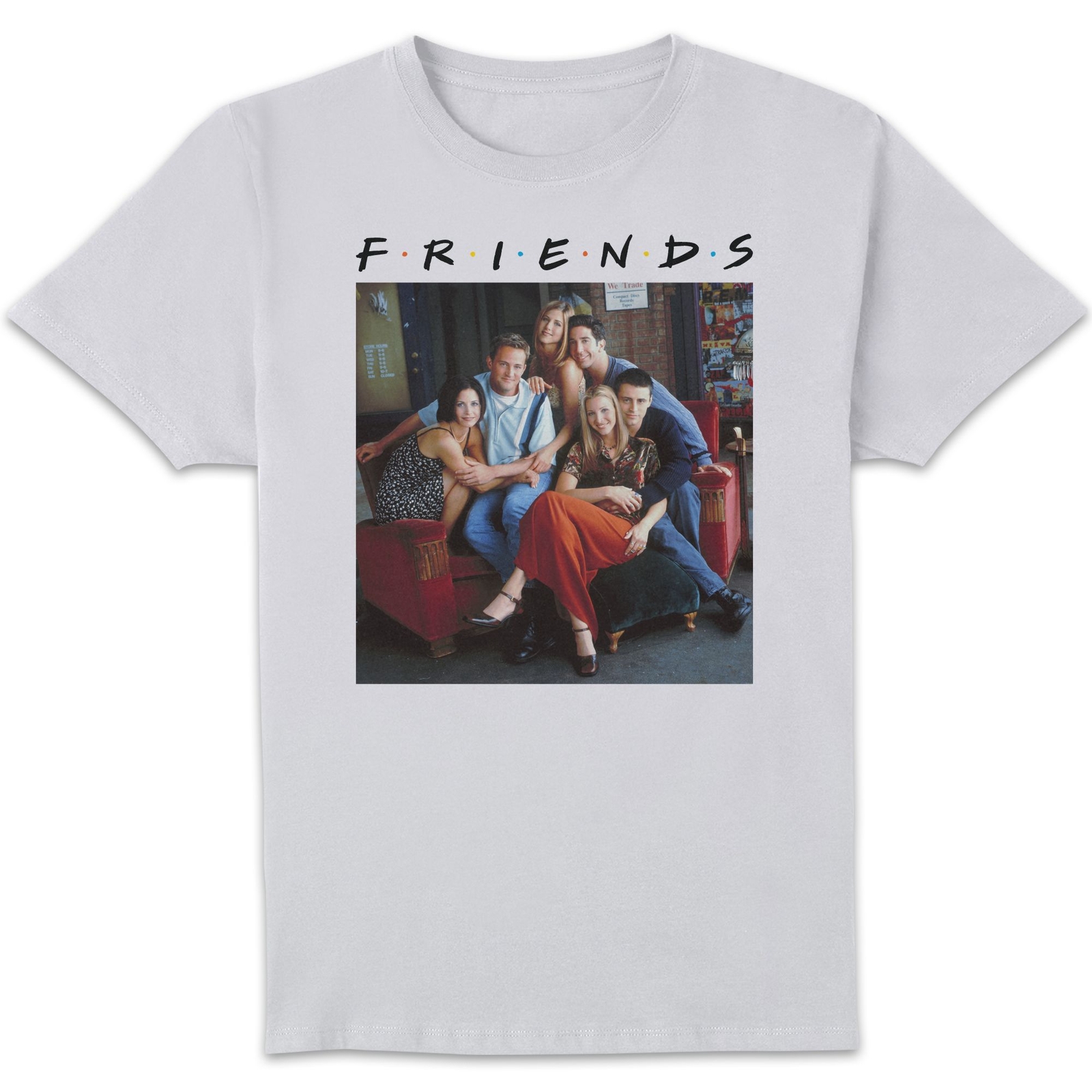 Friends Classic Character Men's T-Shirt - White - 3XL