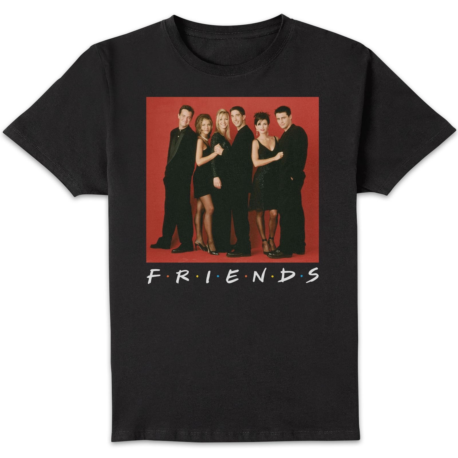 Friends Character Pose Men's T-Shirt - Black - 4XL