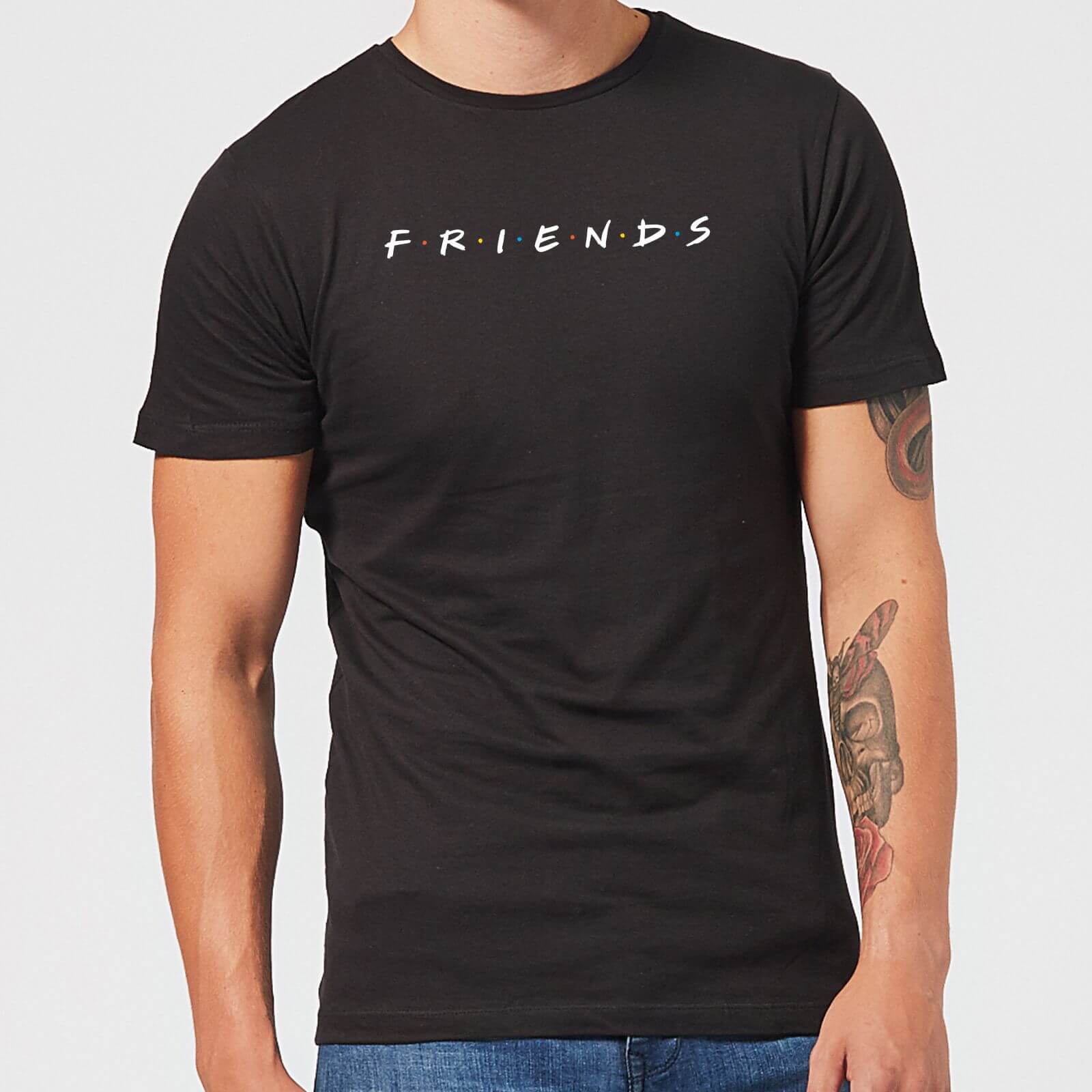 Friends Logo Men's T-Shirt - Black - 3XL