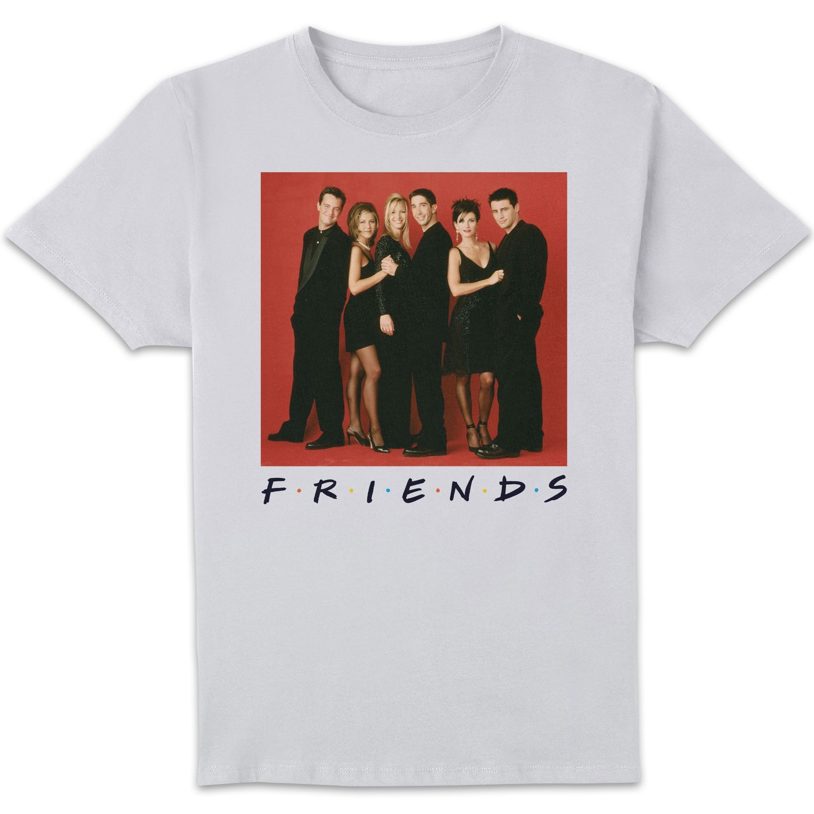 Friends Character Pose Men's T-Shirt - White - XXL