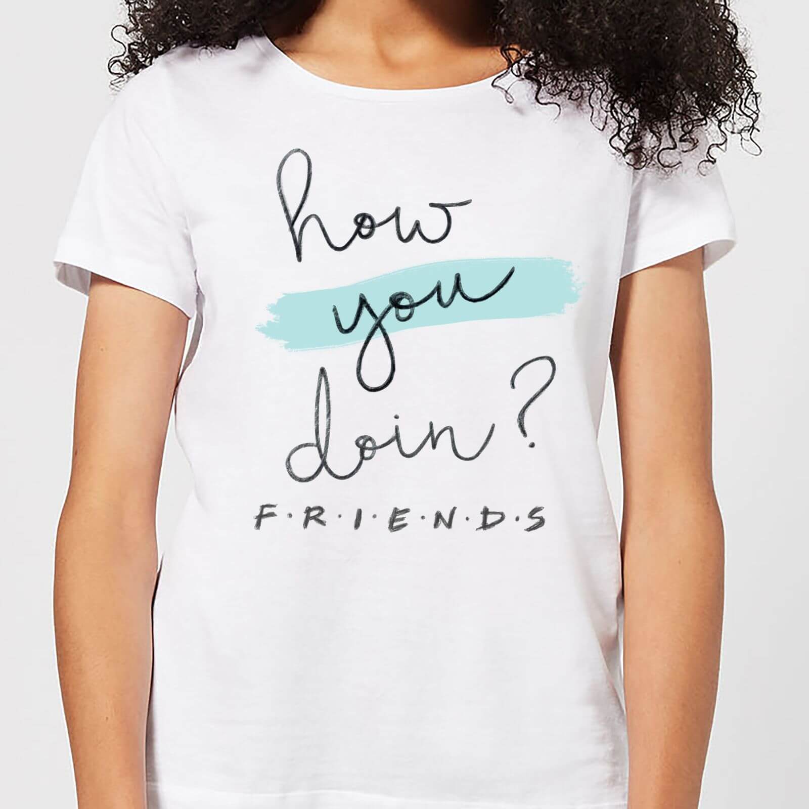 Friends How You Doin? Women's T-Shirt - White - 4XL