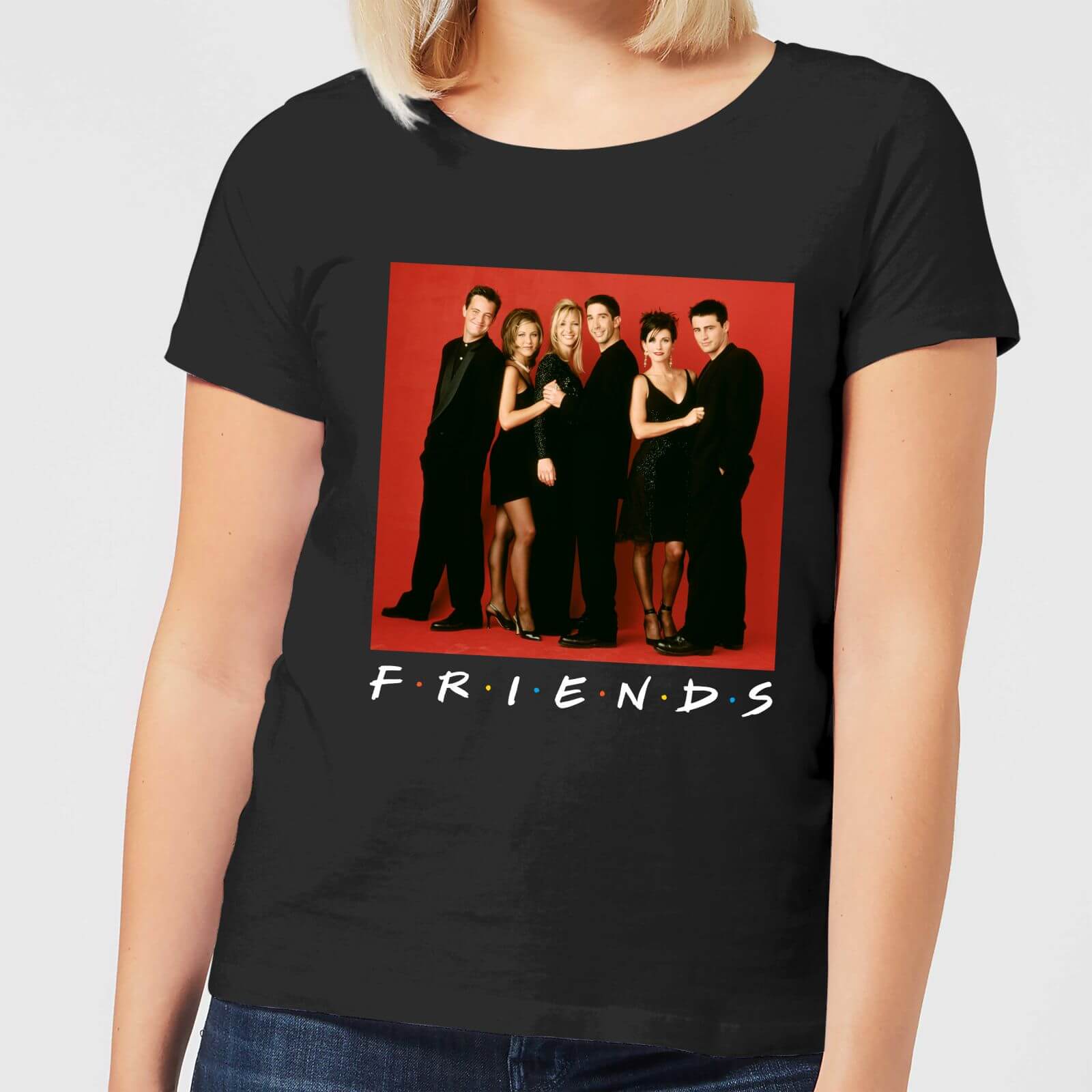 Friends Character Pose Women's T-Shirt - Black - 4XL - Black