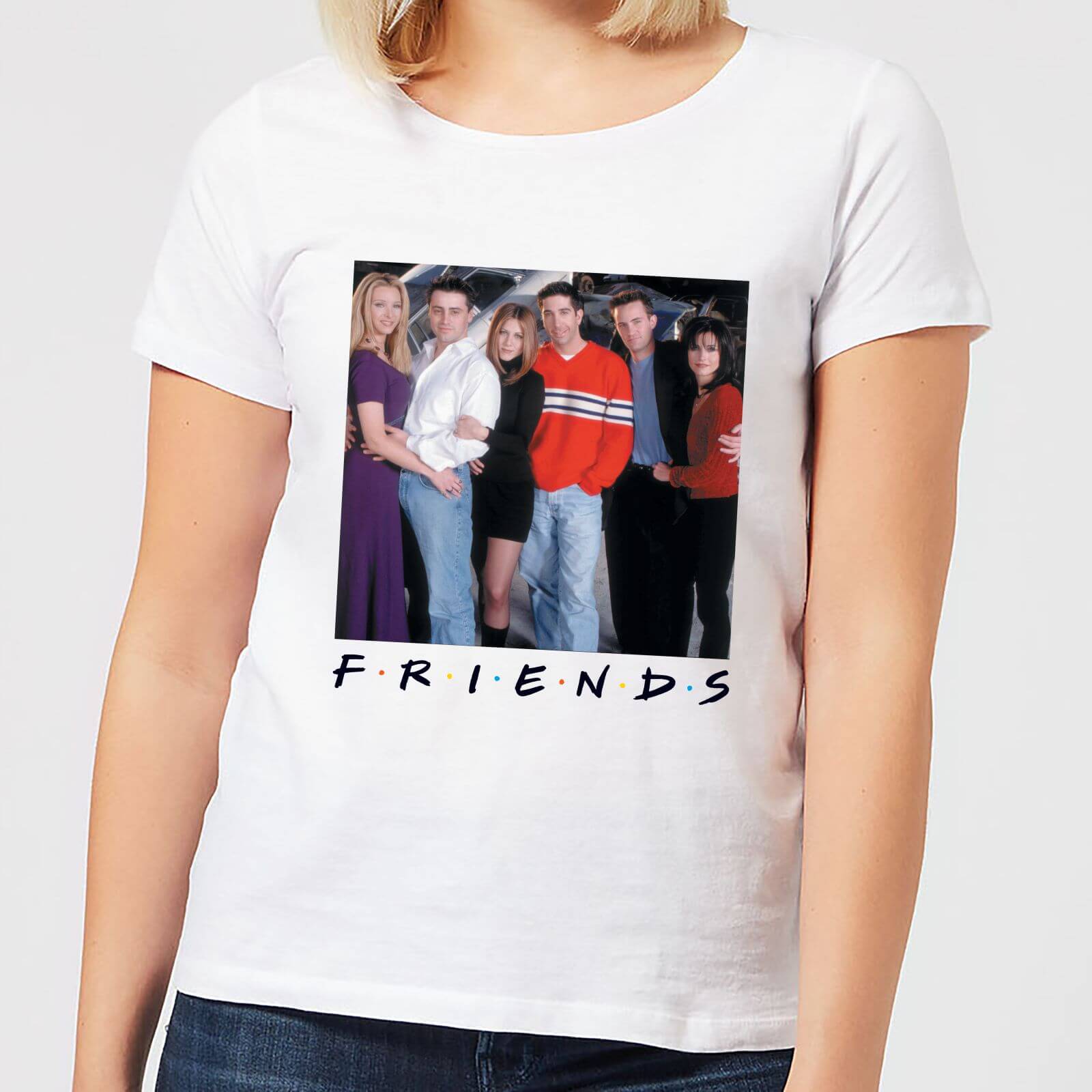 Friends Cast Pose Damen T-Shirt - Weiß - M