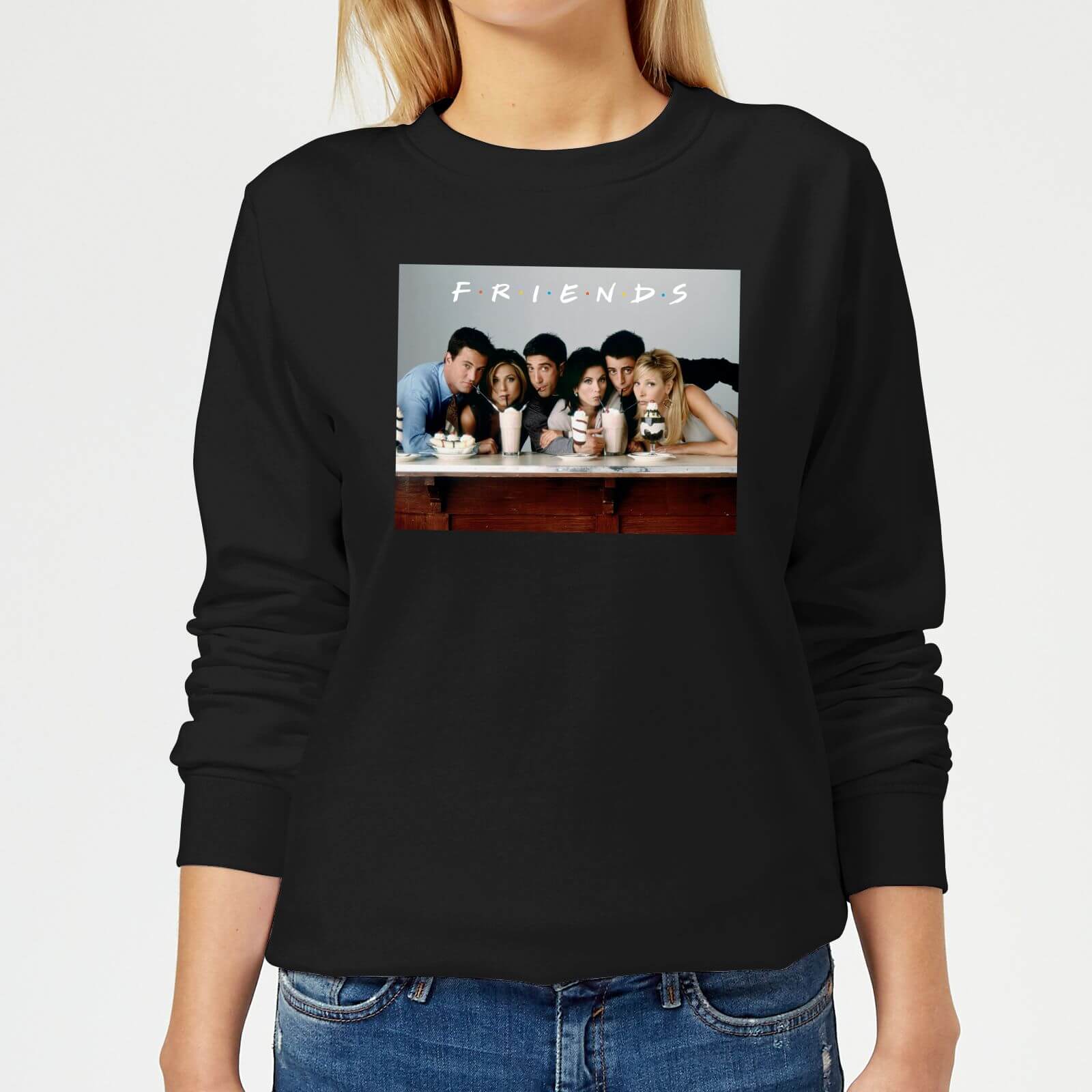 Friends Milkshake Women's Sweatshirt - Black - XS
