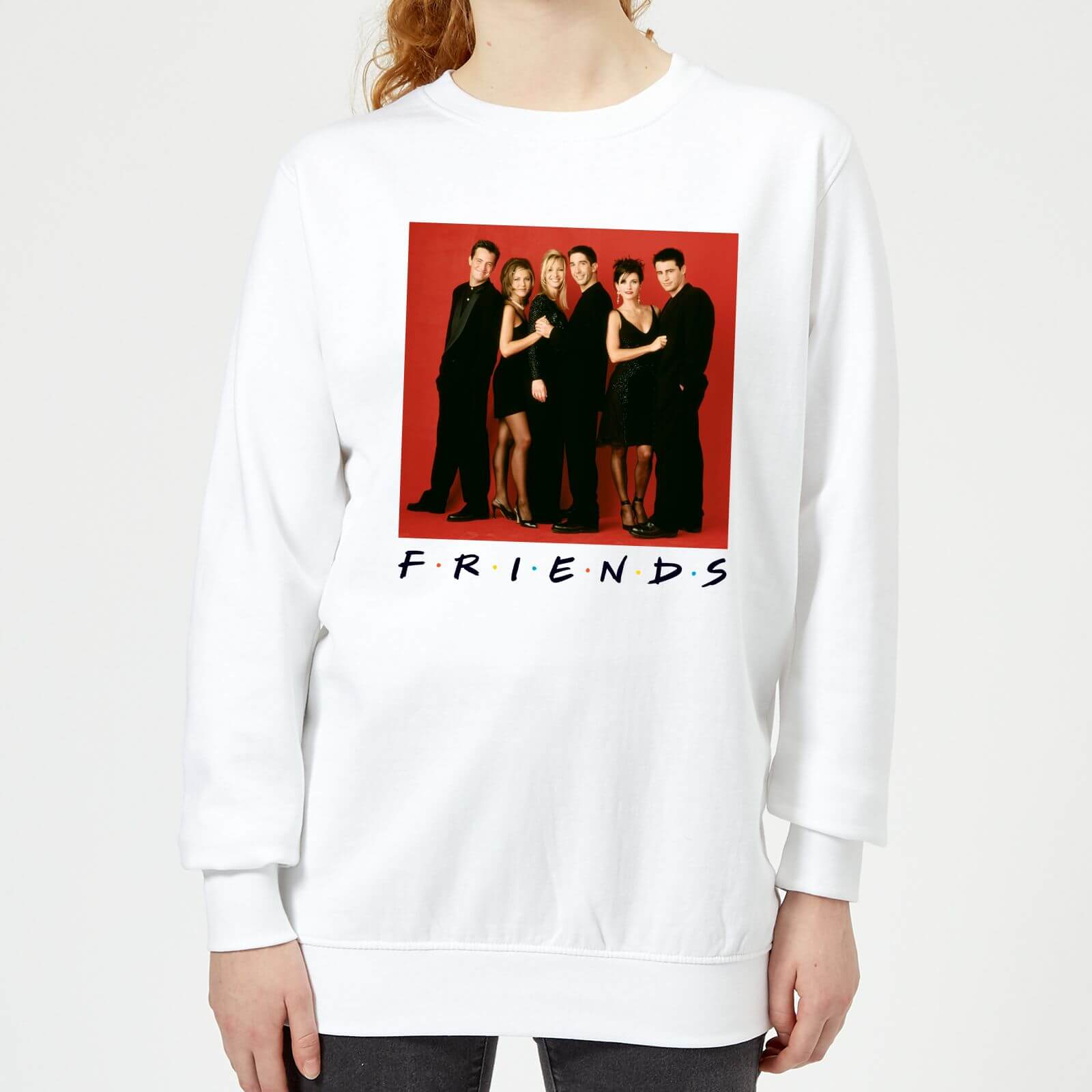 Friends Character Pose Women's Sweatshirt - White - XS - White