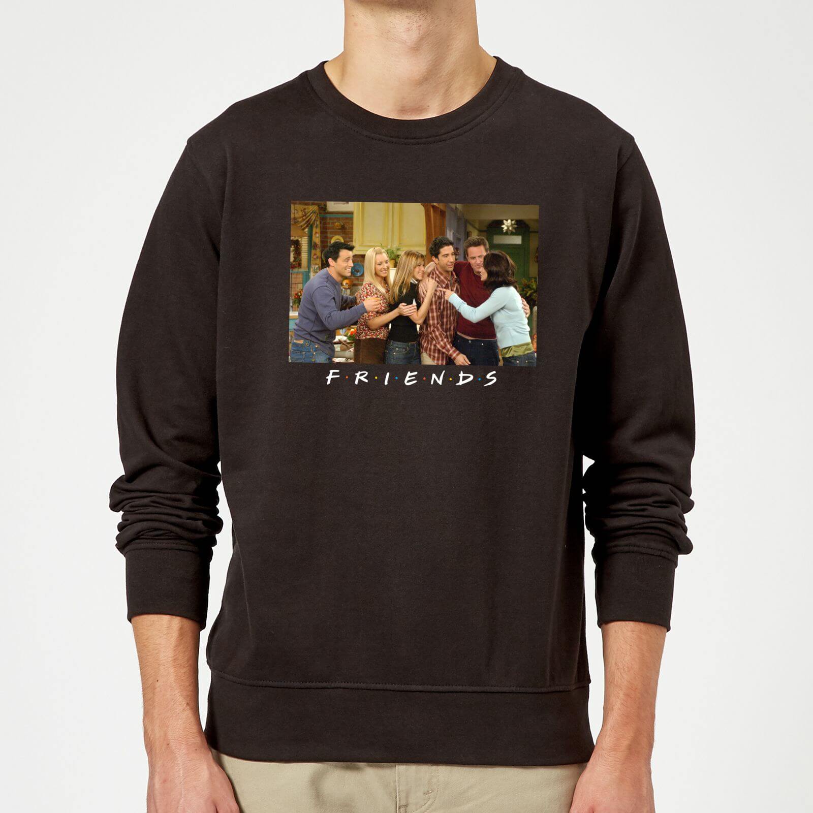 Friends Cast Shot Sweatshirt - Black - S - Black