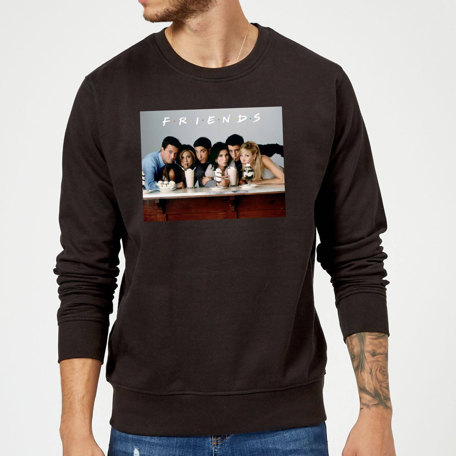 

Friends Milkshake Sweatshirt - Black - L - Nero