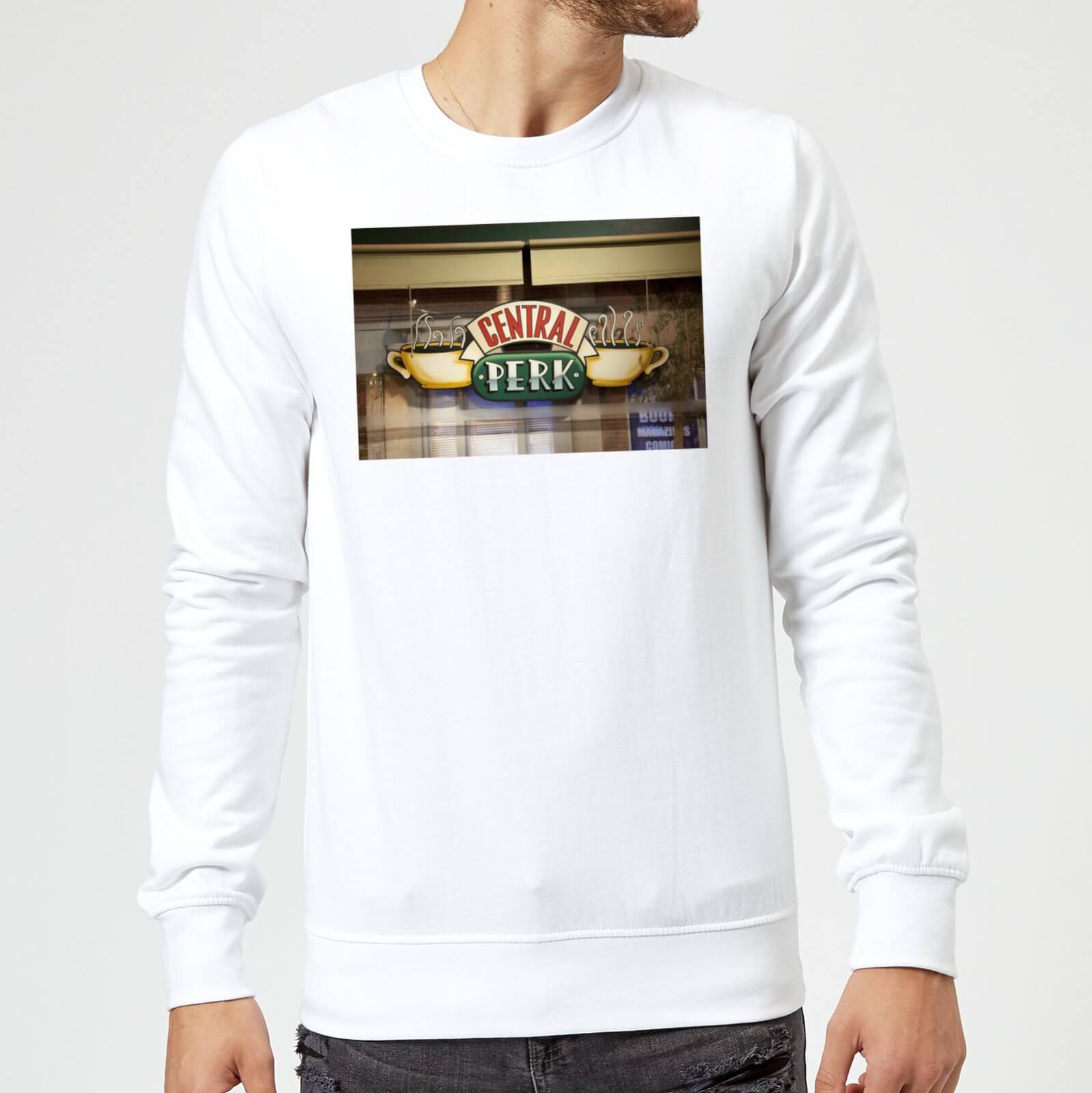 Friends Central Perk Coffee Sign Pullover - Weiß - S