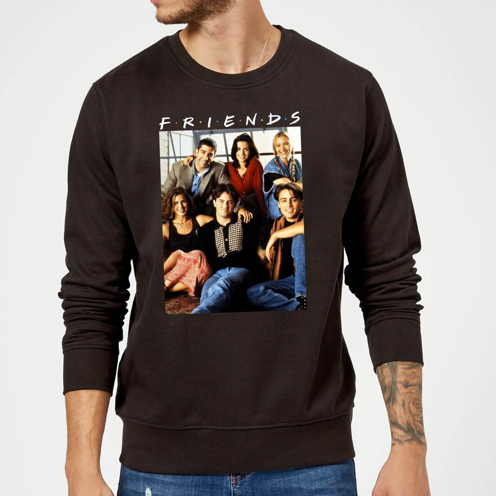 

Friends Vintage Character Shot Sweatshirt - Black - XXL - Nero
