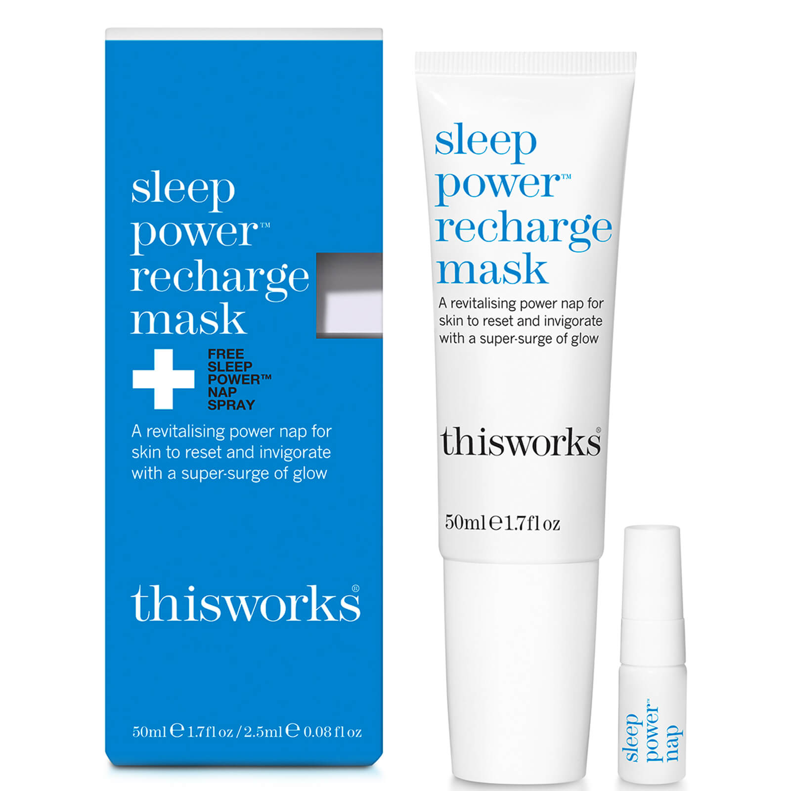 

Ночная восстанавливающая маска this works Sleep Power Recharge Mask 50 мл