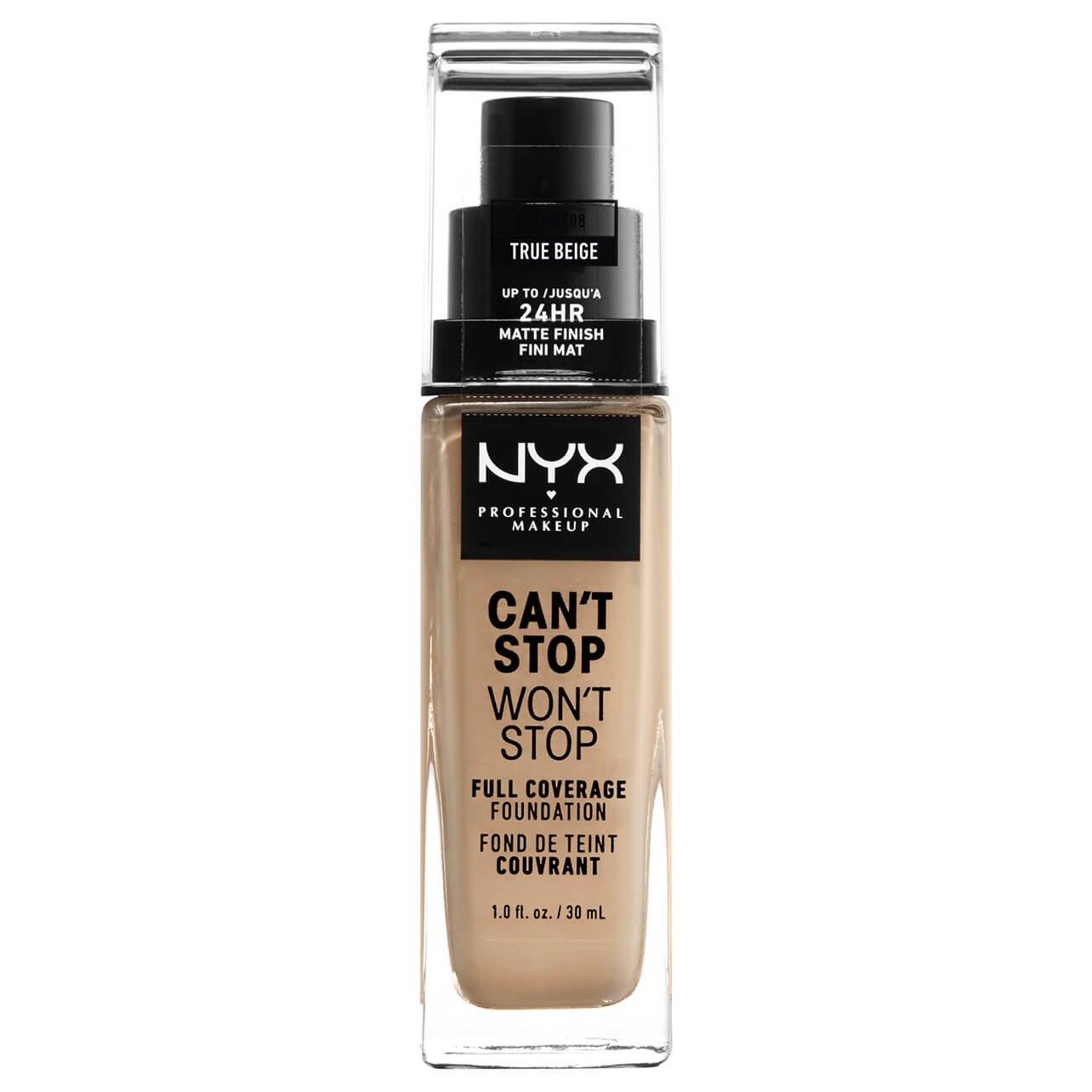 NYX Professional Makeup Can't Stop Won't Stop 24 Hour Foundation (Various Shades) - True Beige