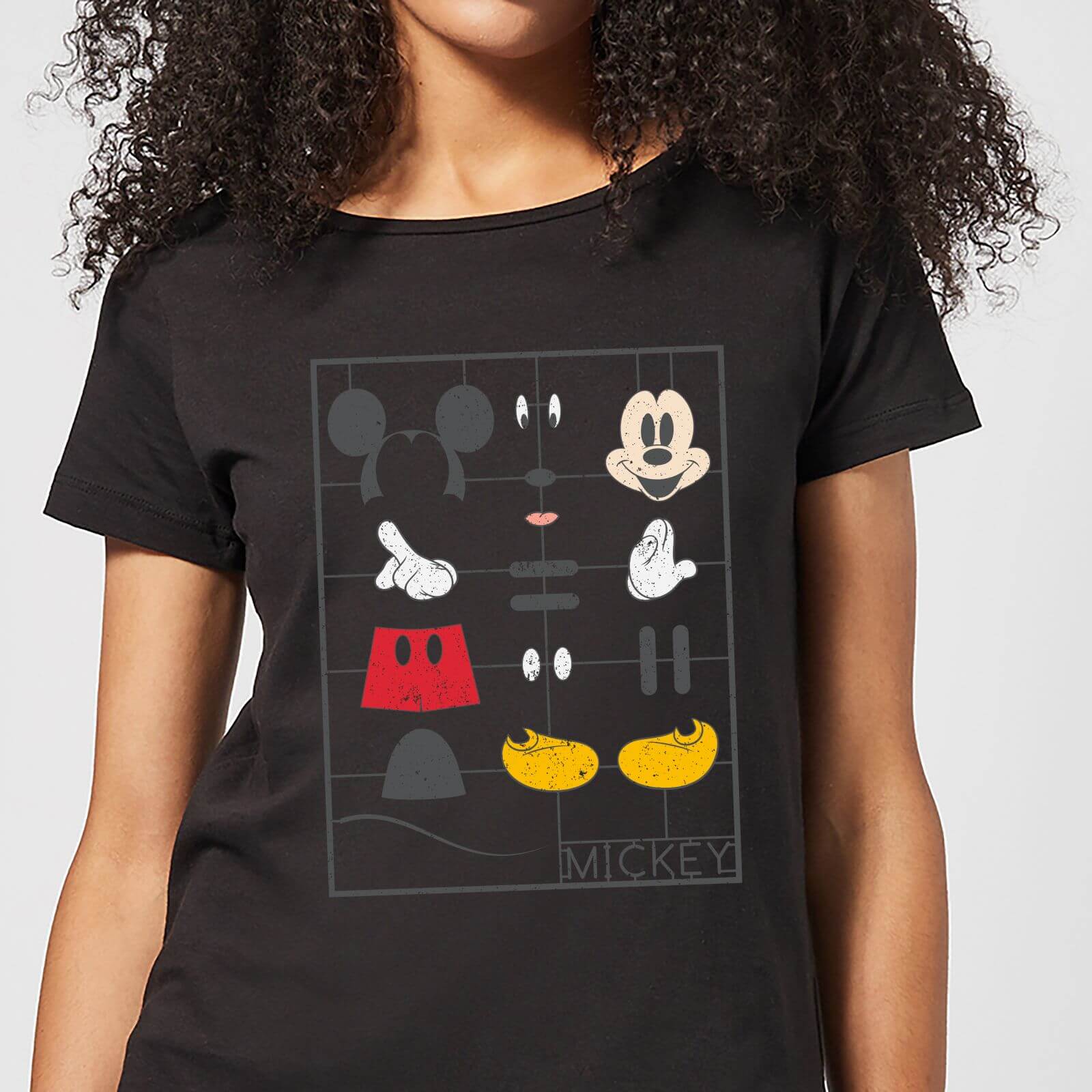 

T-Shirt Disney Topolino Construction Kit - Nero - Donna - XL